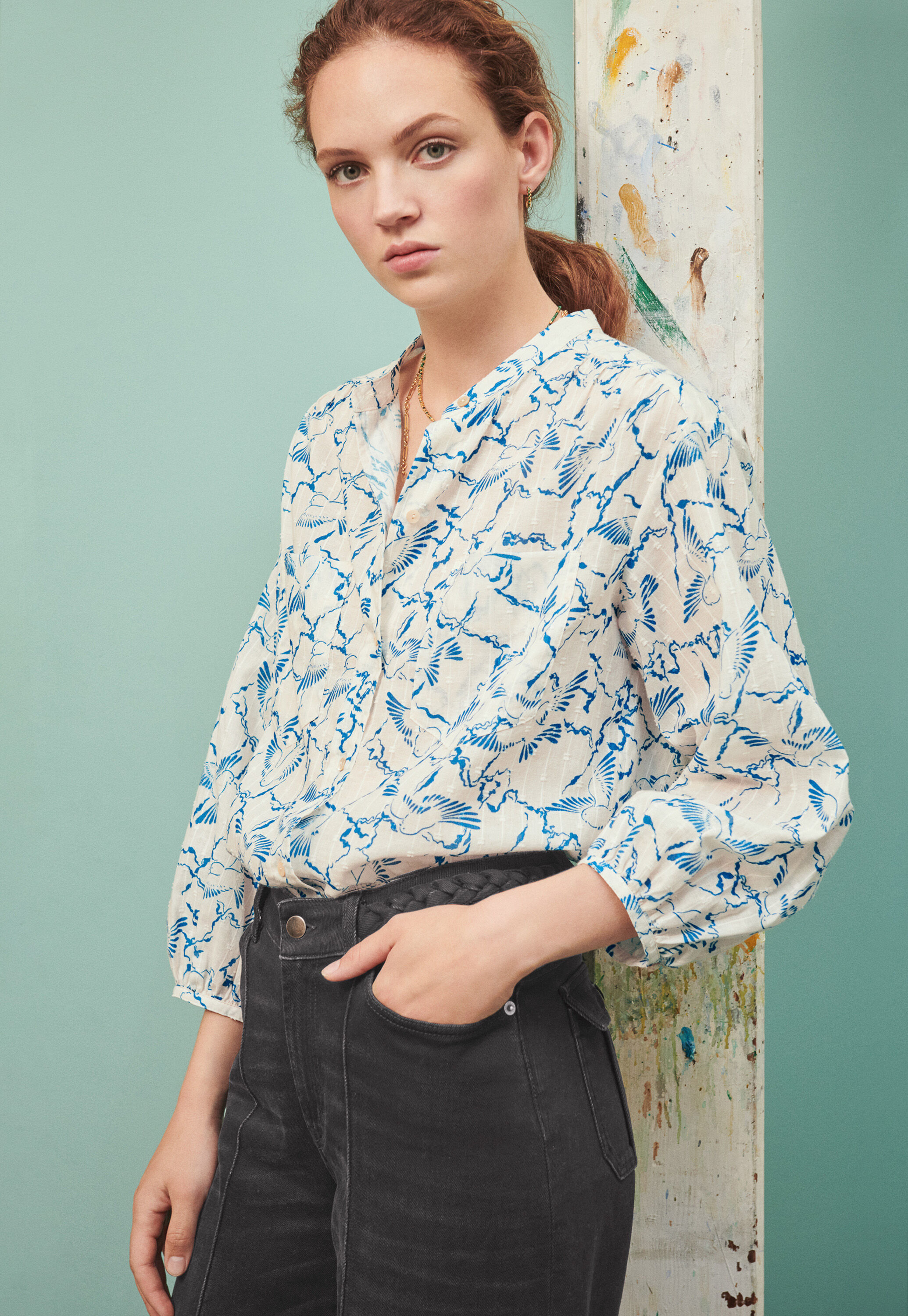 Printed blouse