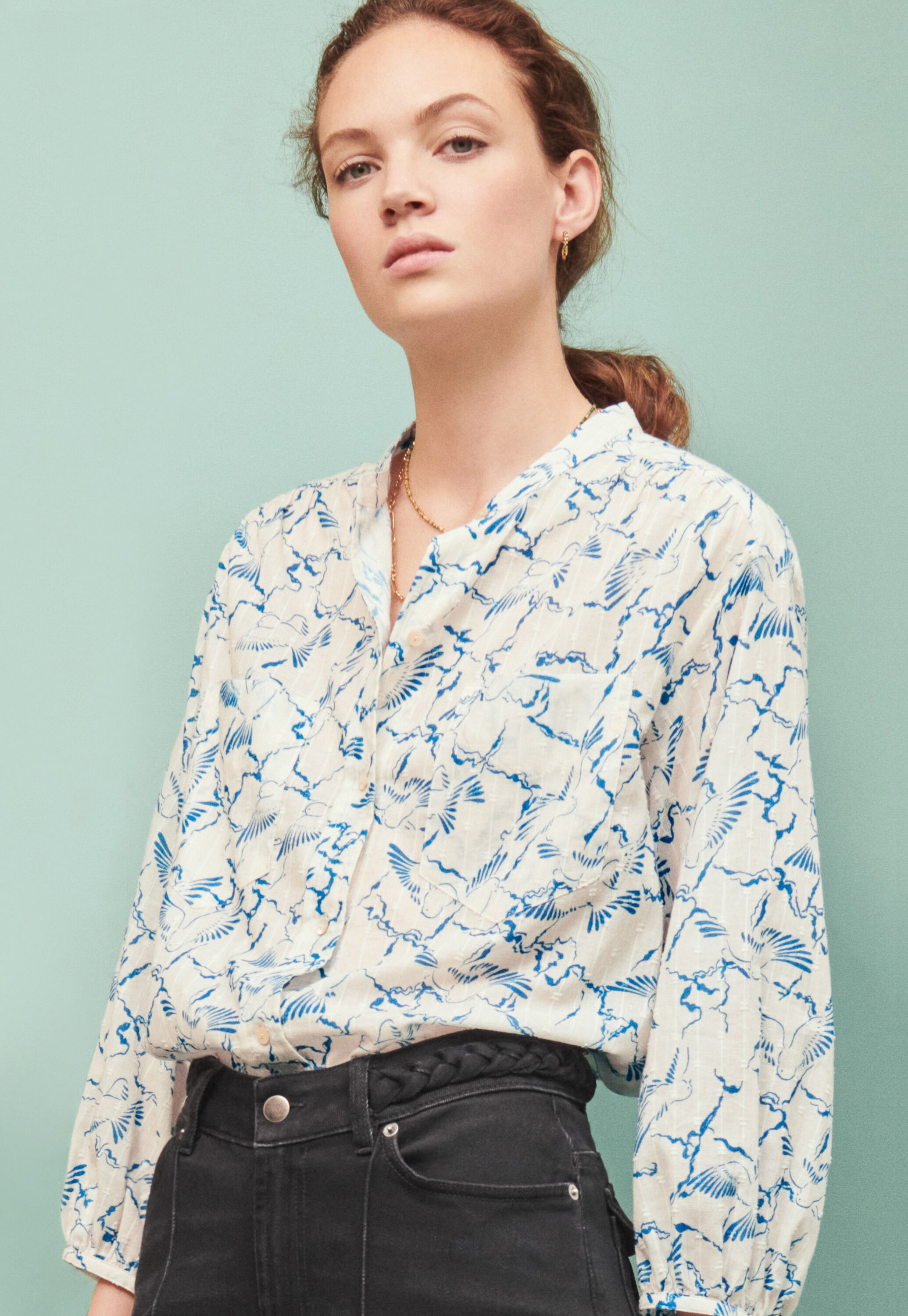 Printed blouse