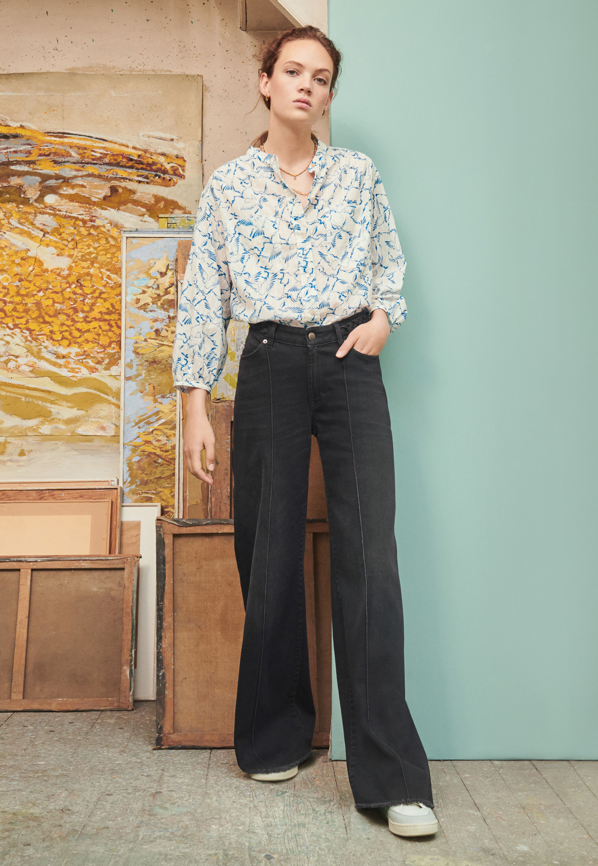 Printed blouse