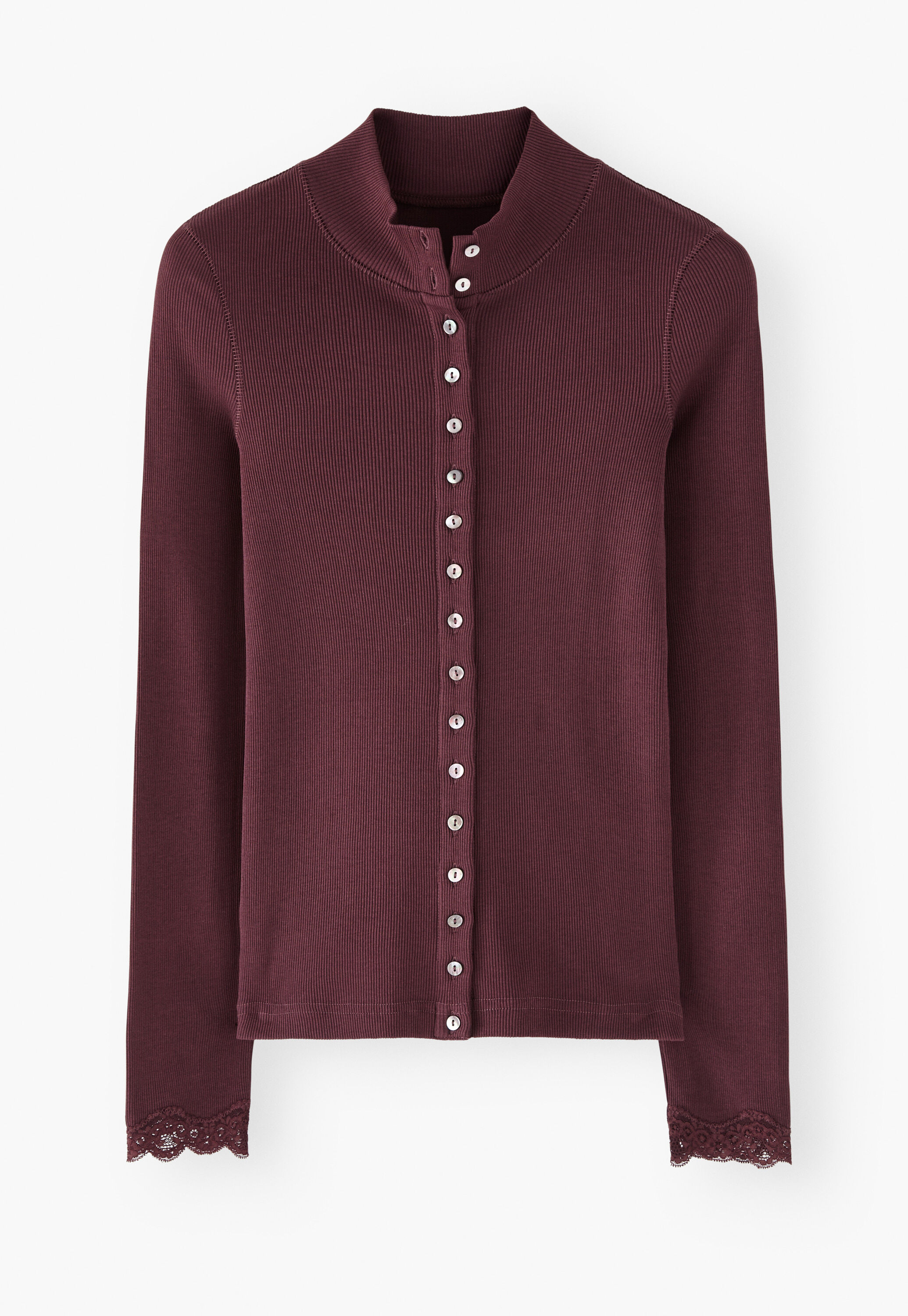 Button-through top