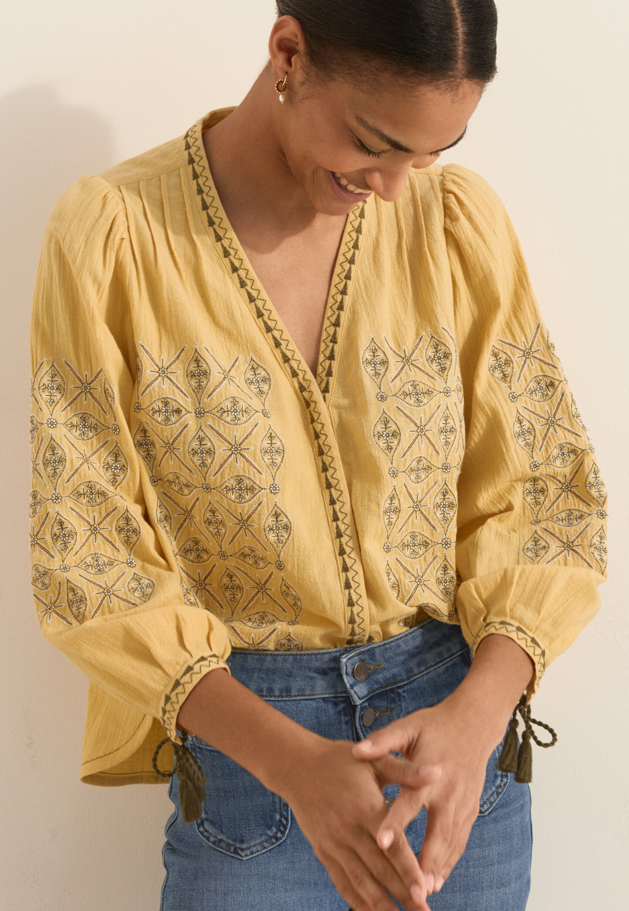 Embroidered blouse