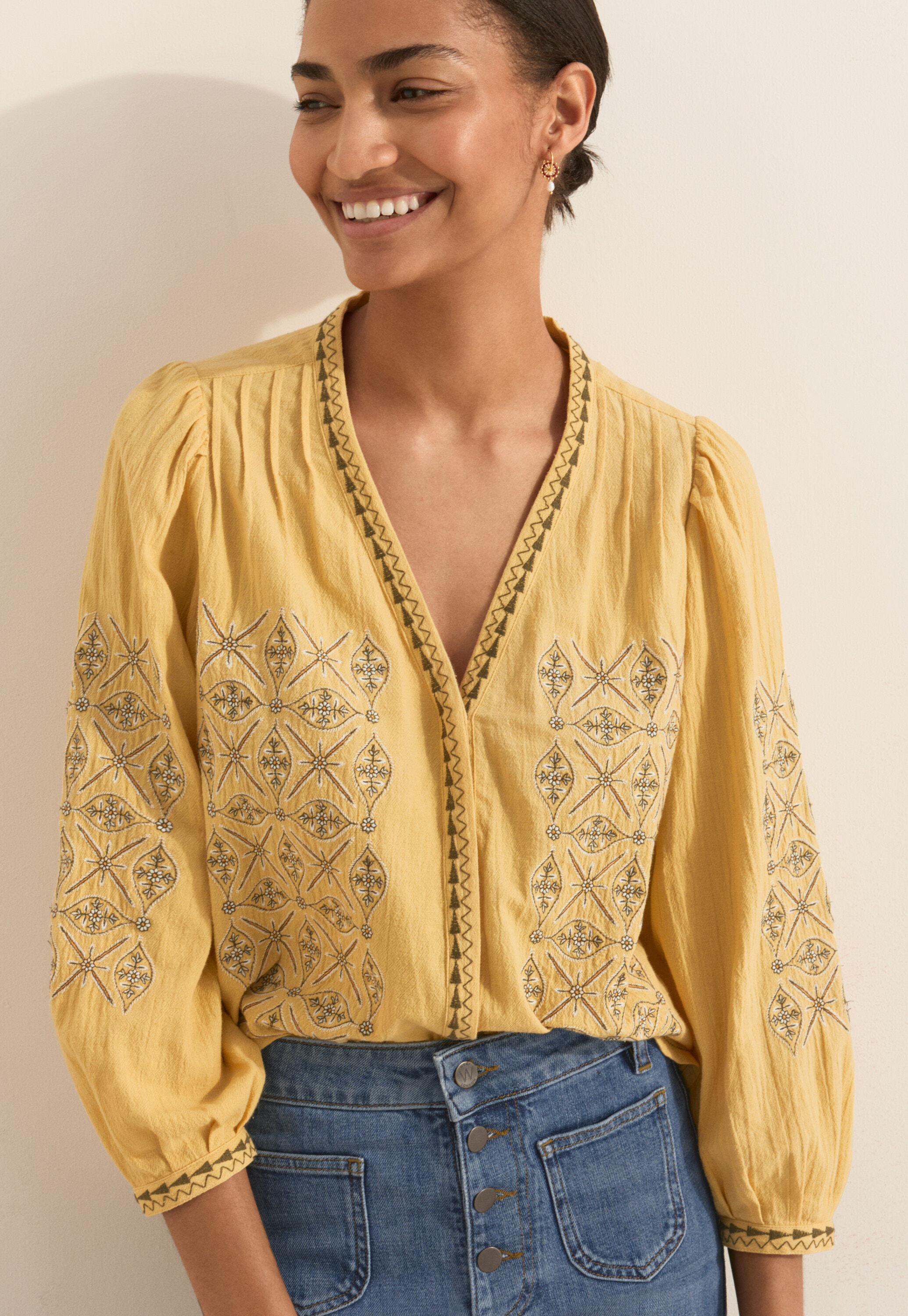 Embroidered blouse