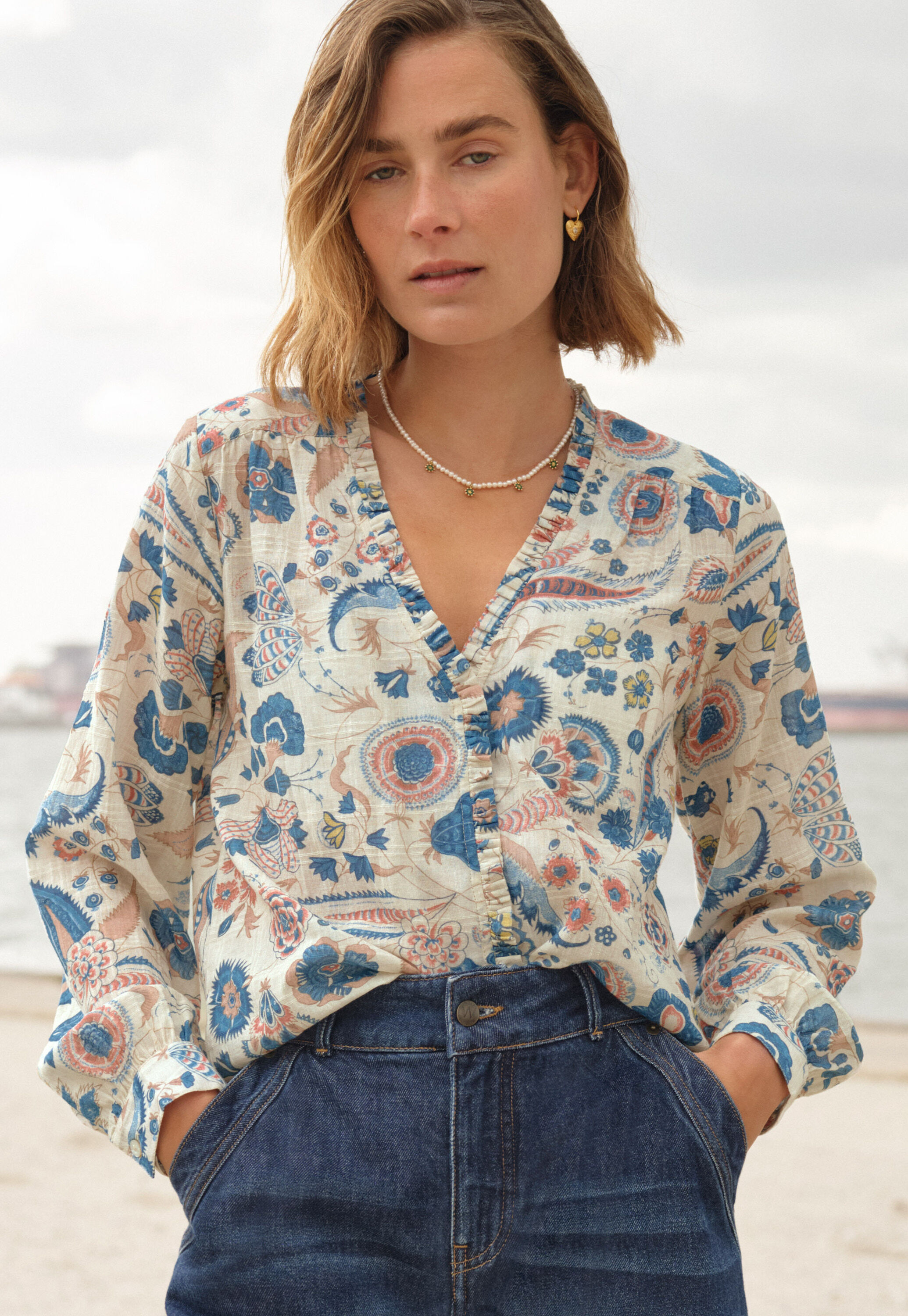 Embroidered blouse