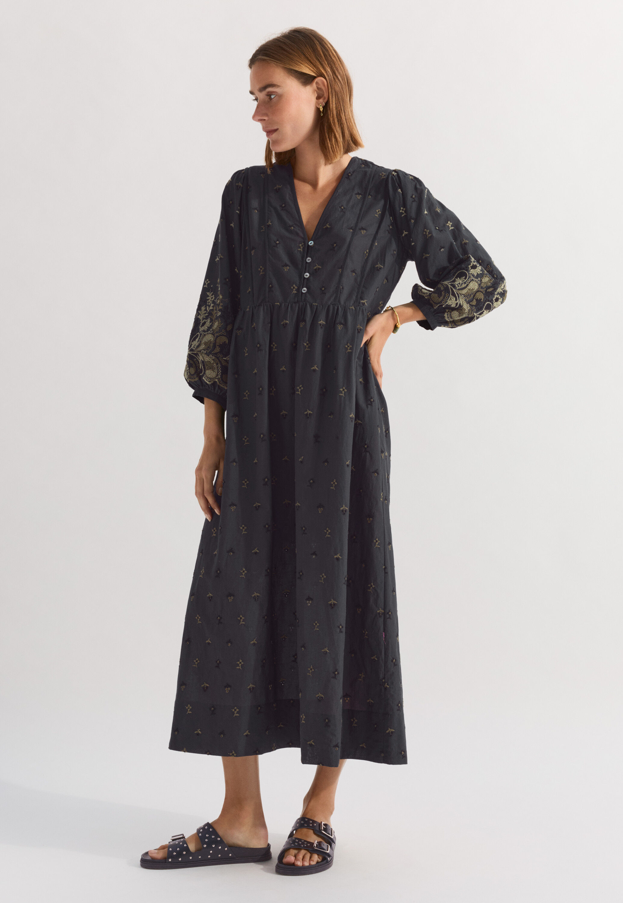 Schiffli dress