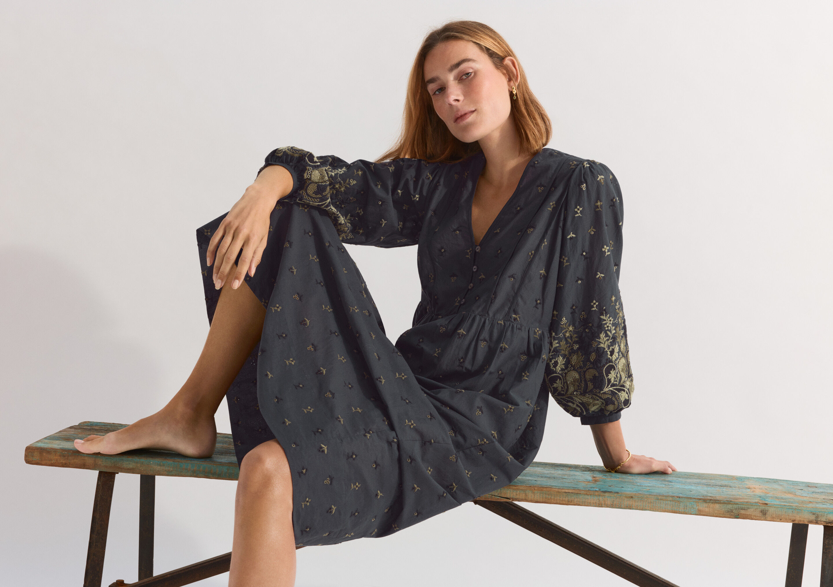 Schiffli dress