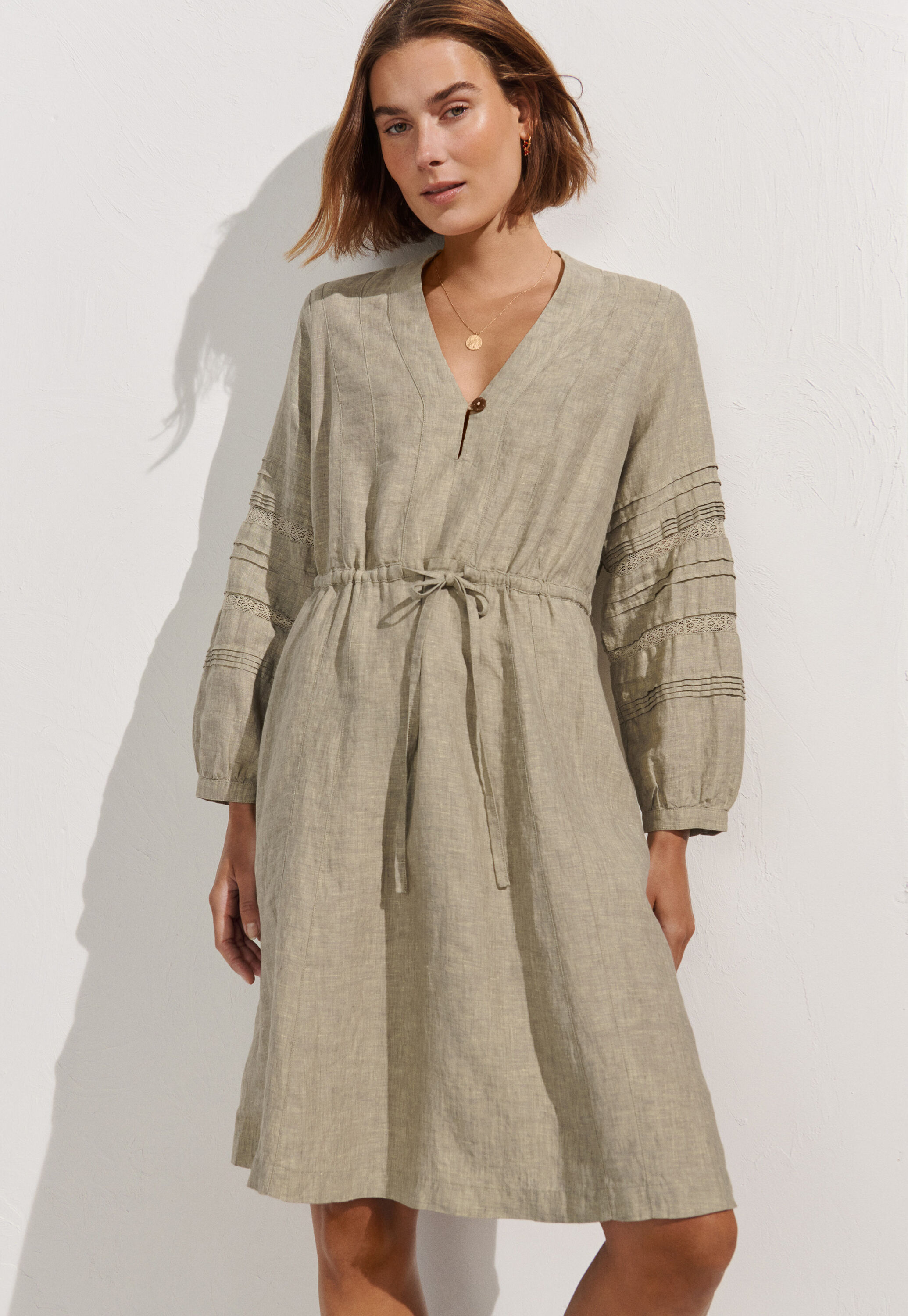 Drawstring dress