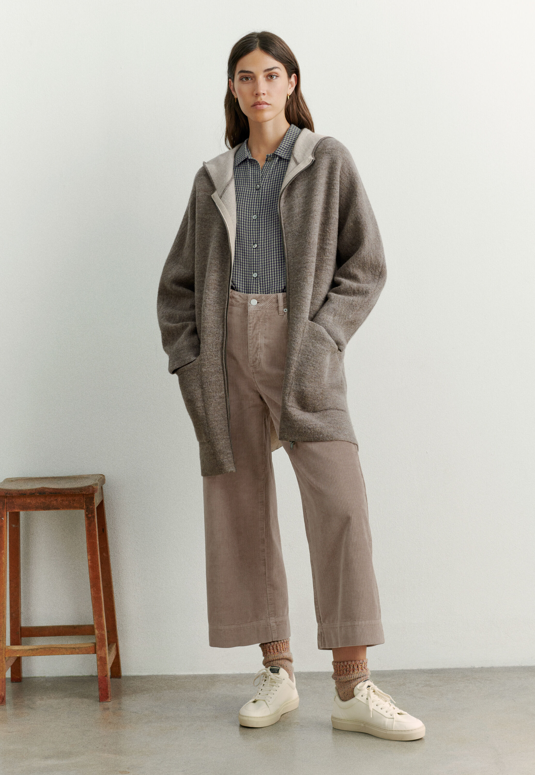 Knitted coat