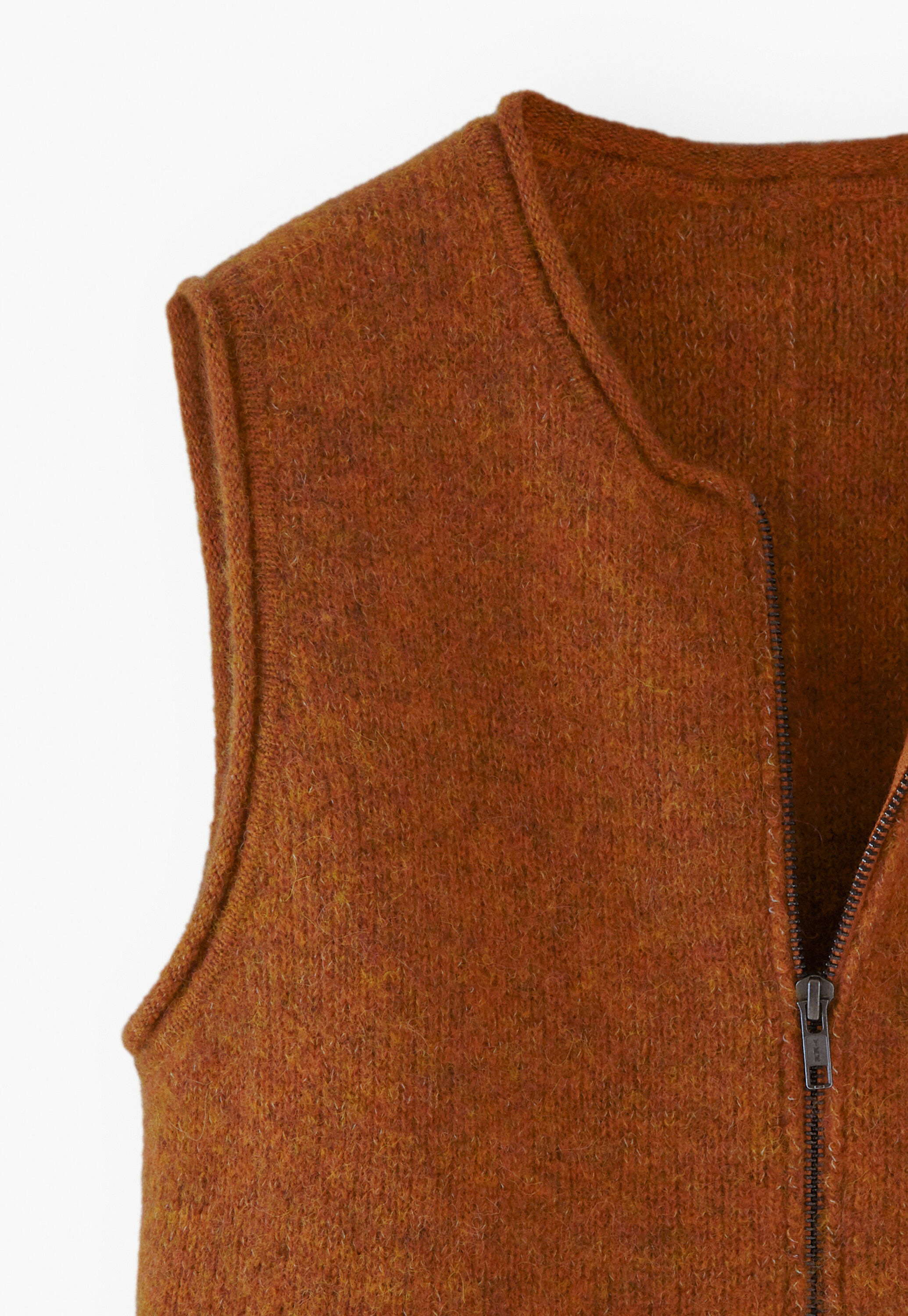 Knitted gilet