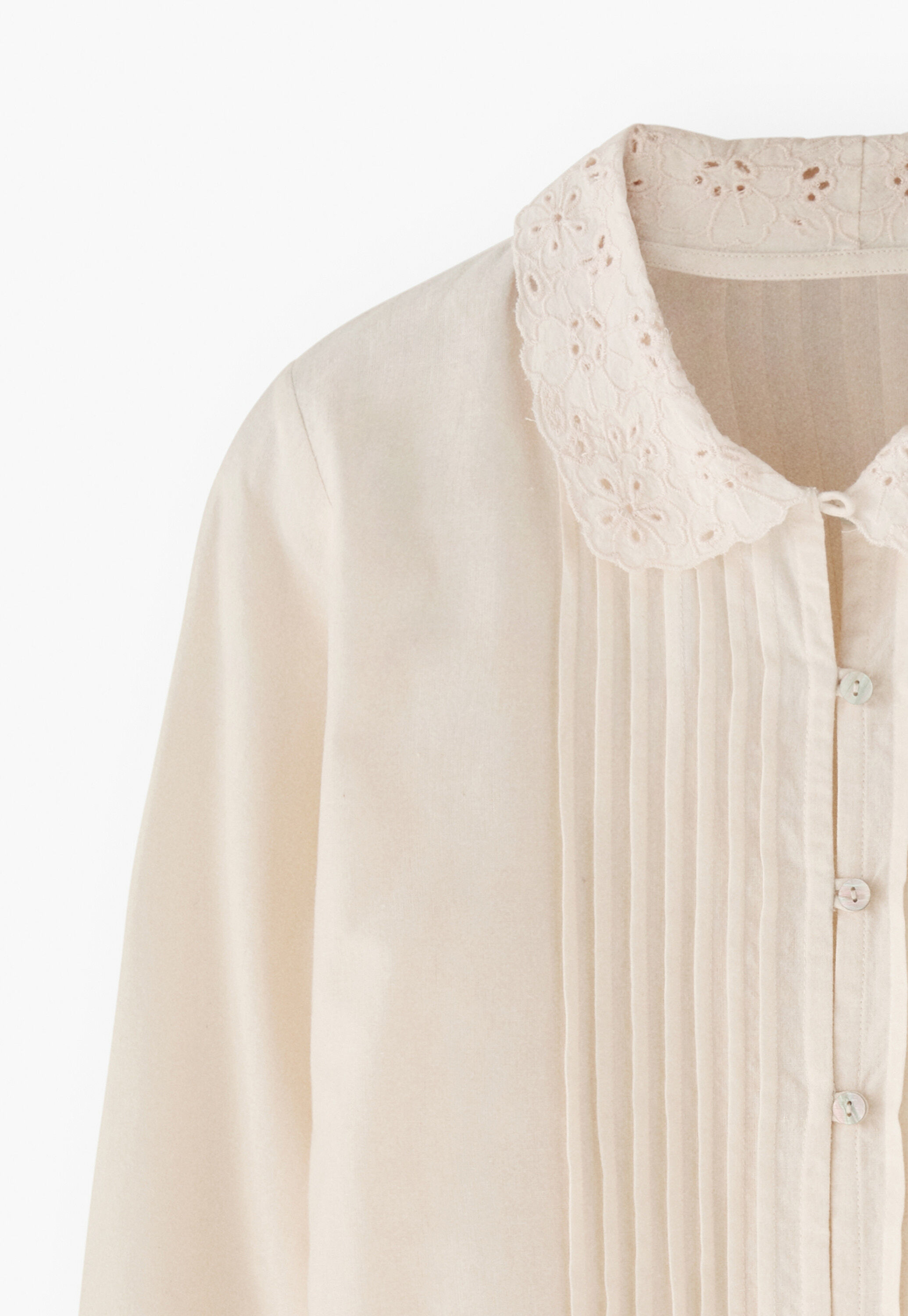 Pleated blouse