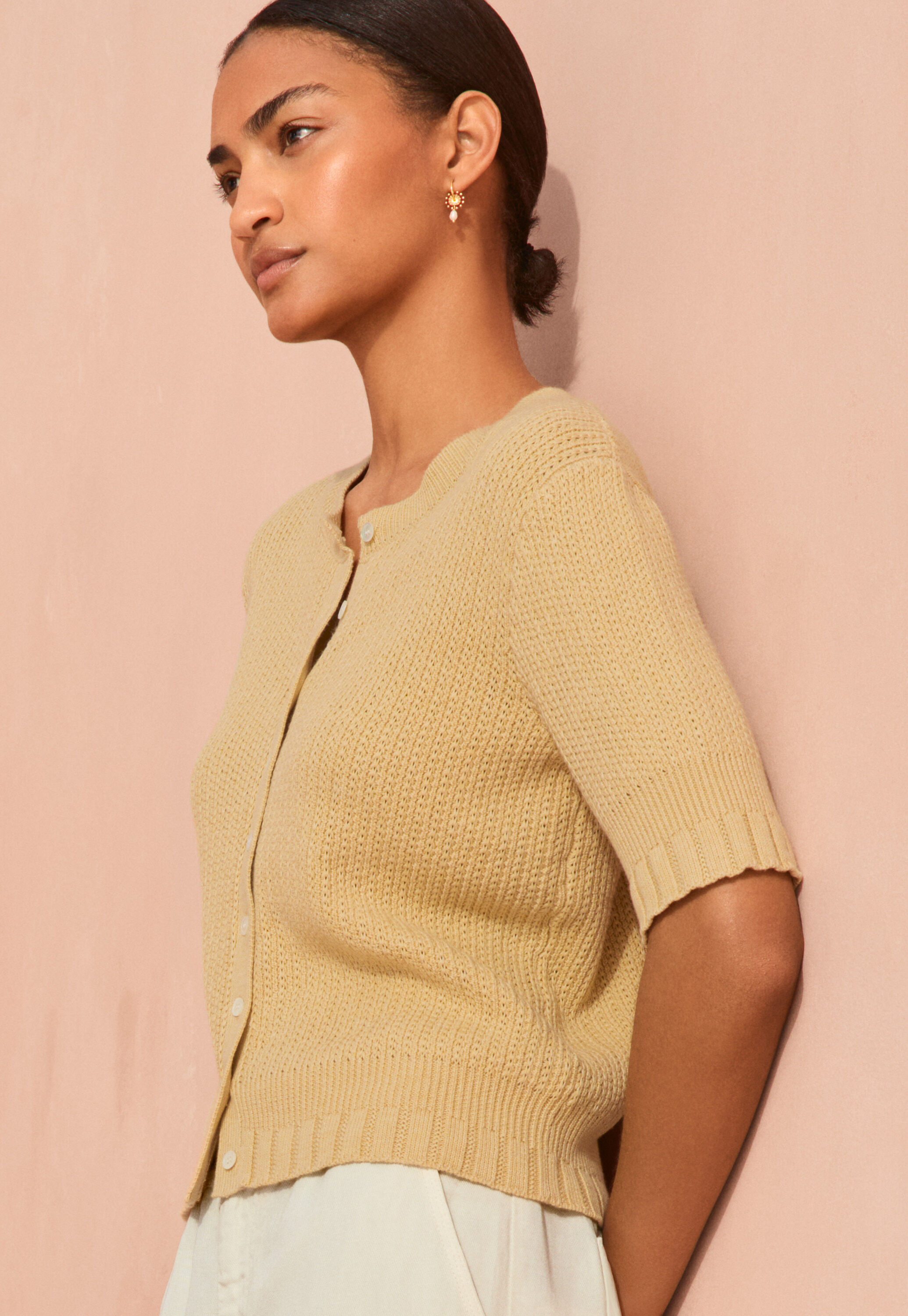 Tuck-stitch sweater