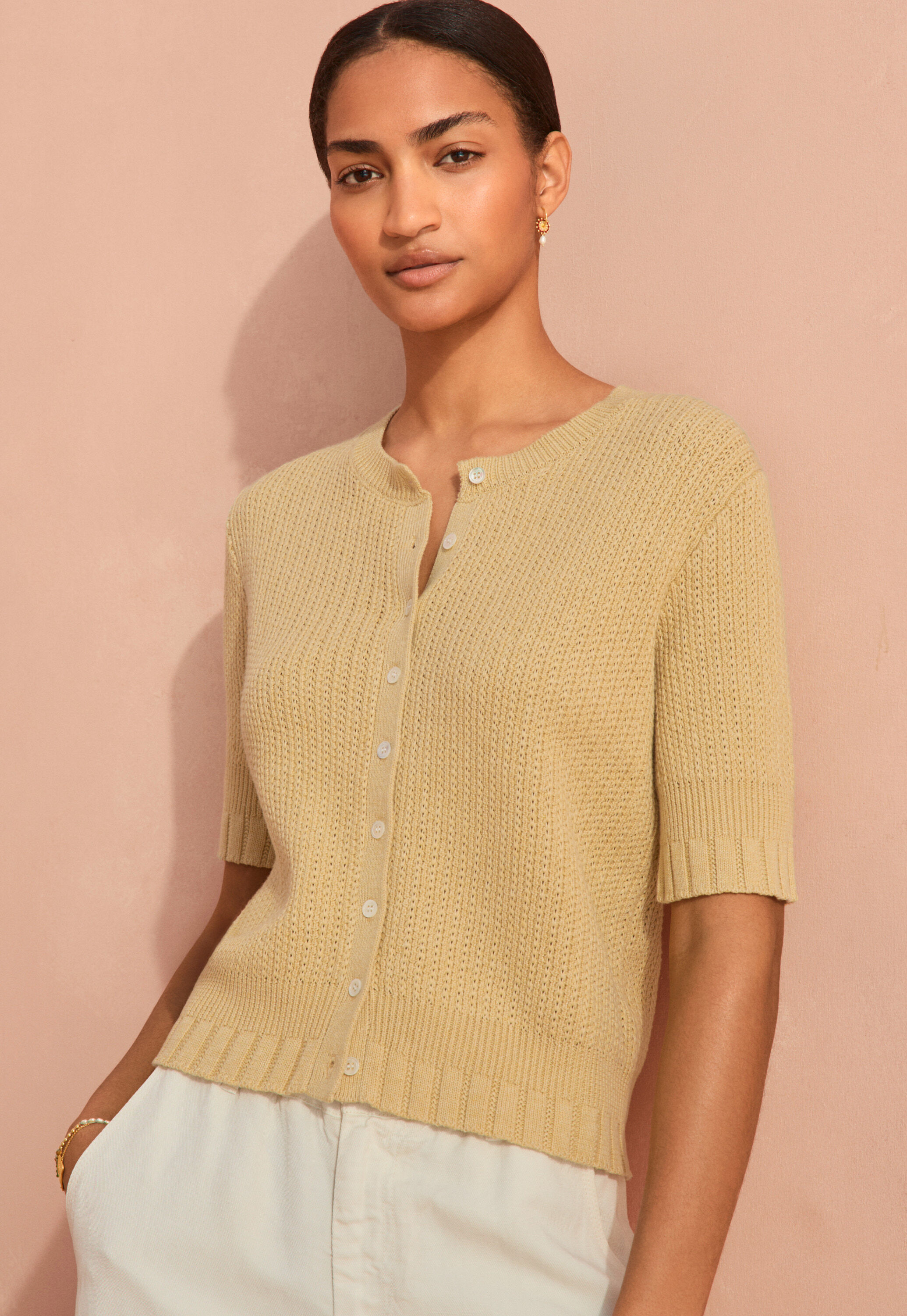 Tuck-stitch sweater