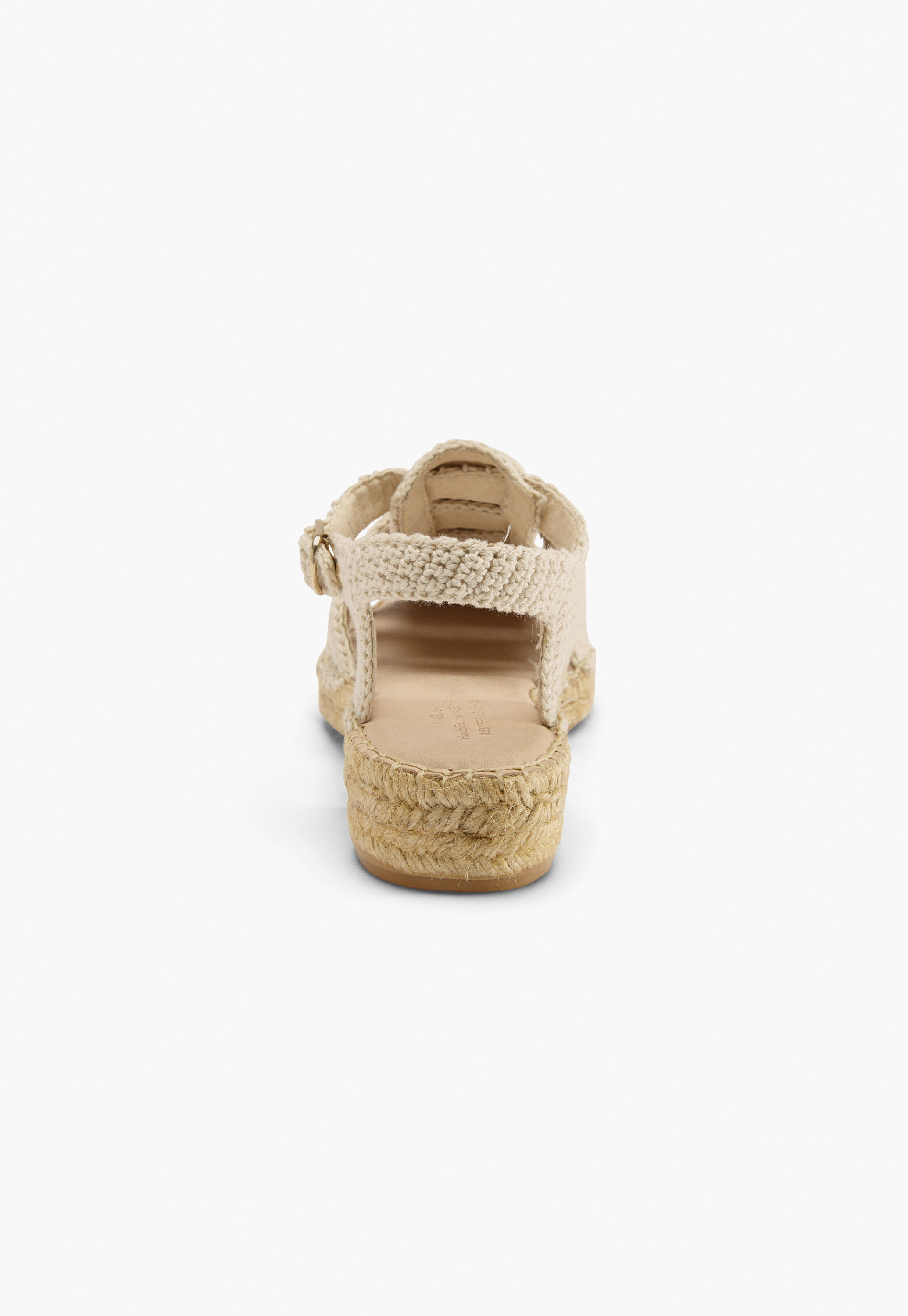 Crochet espadrilles
