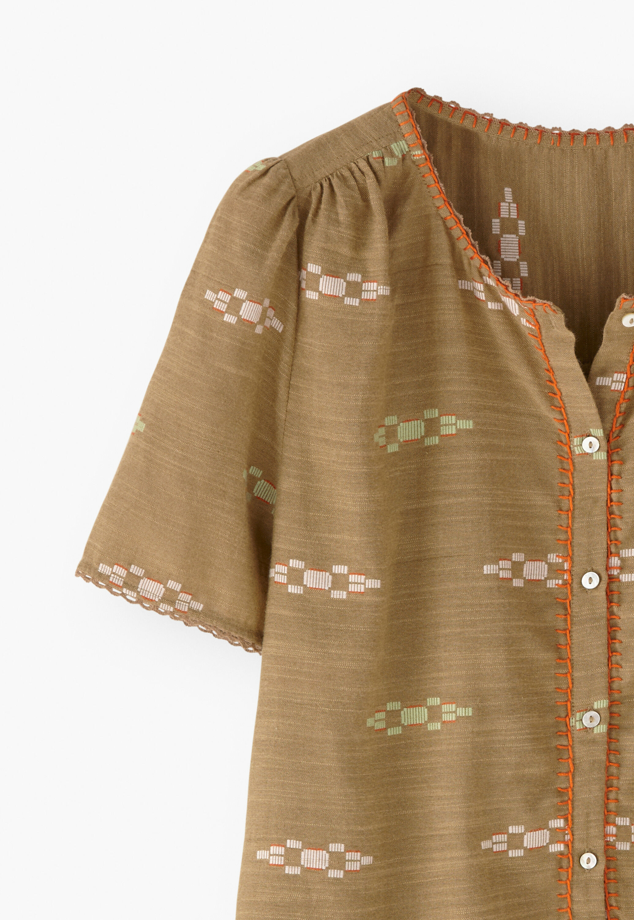 Jacquard blouse