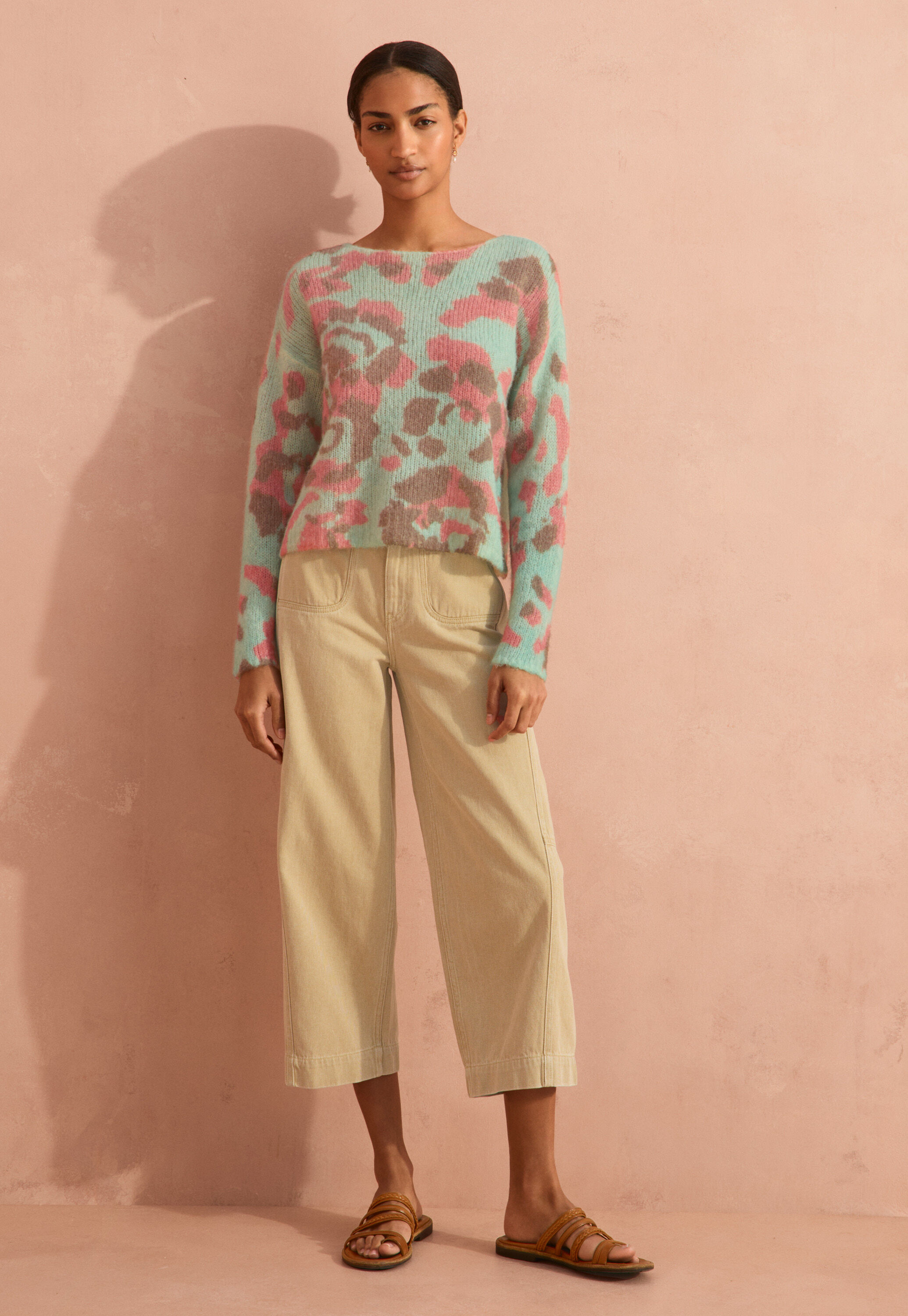 Printed sweater