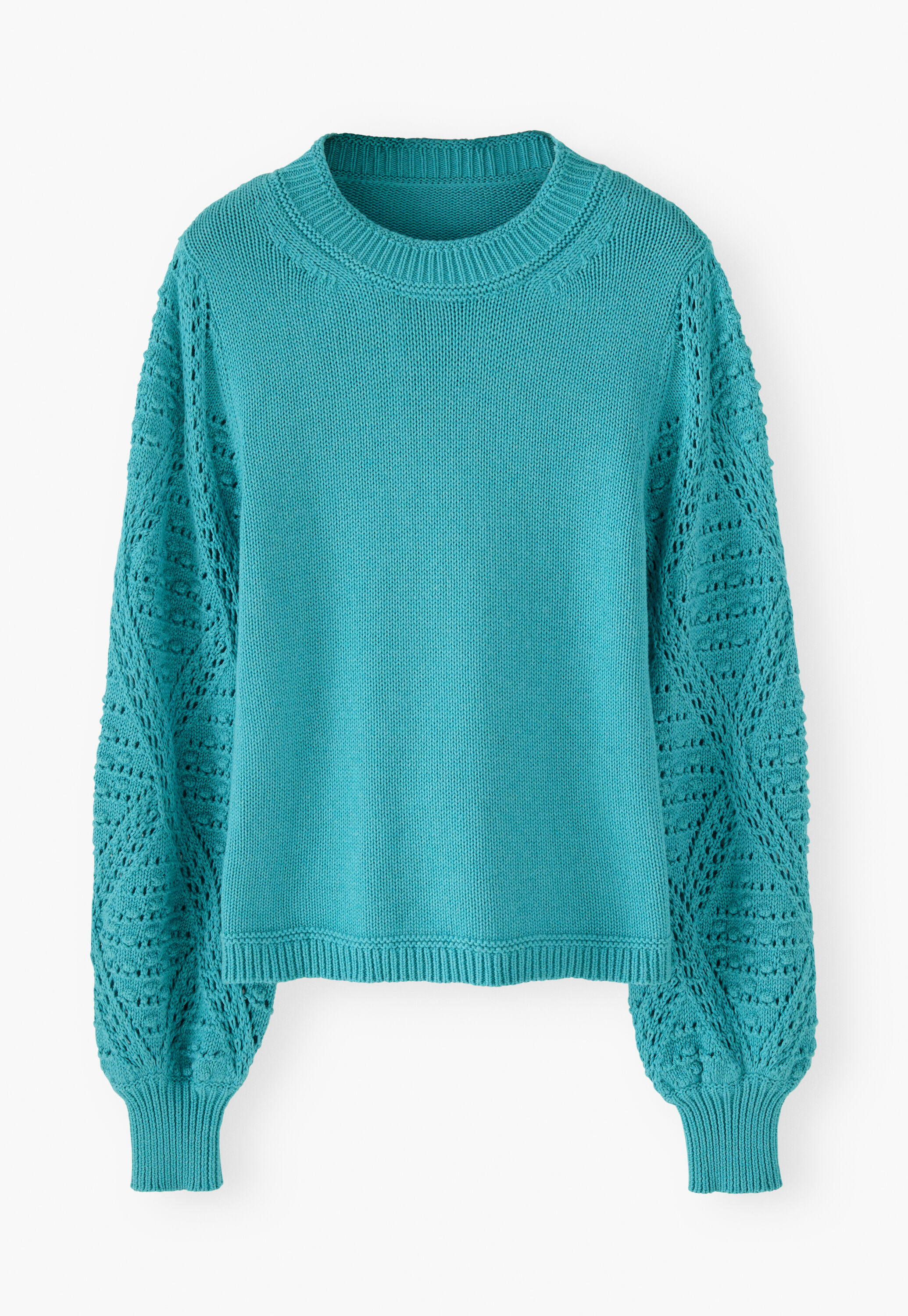 Crochet-stitch sweater