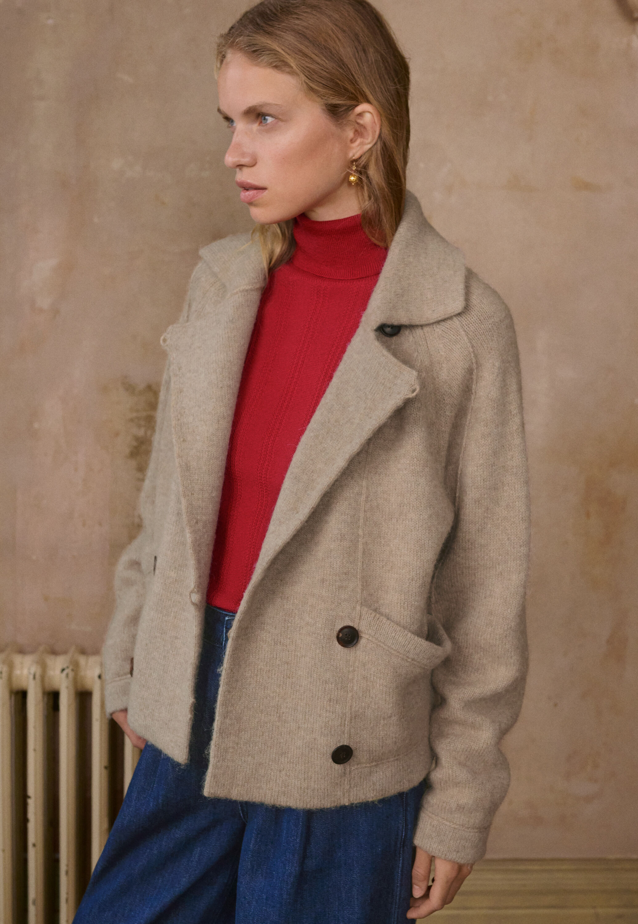 Roll-neck sweater