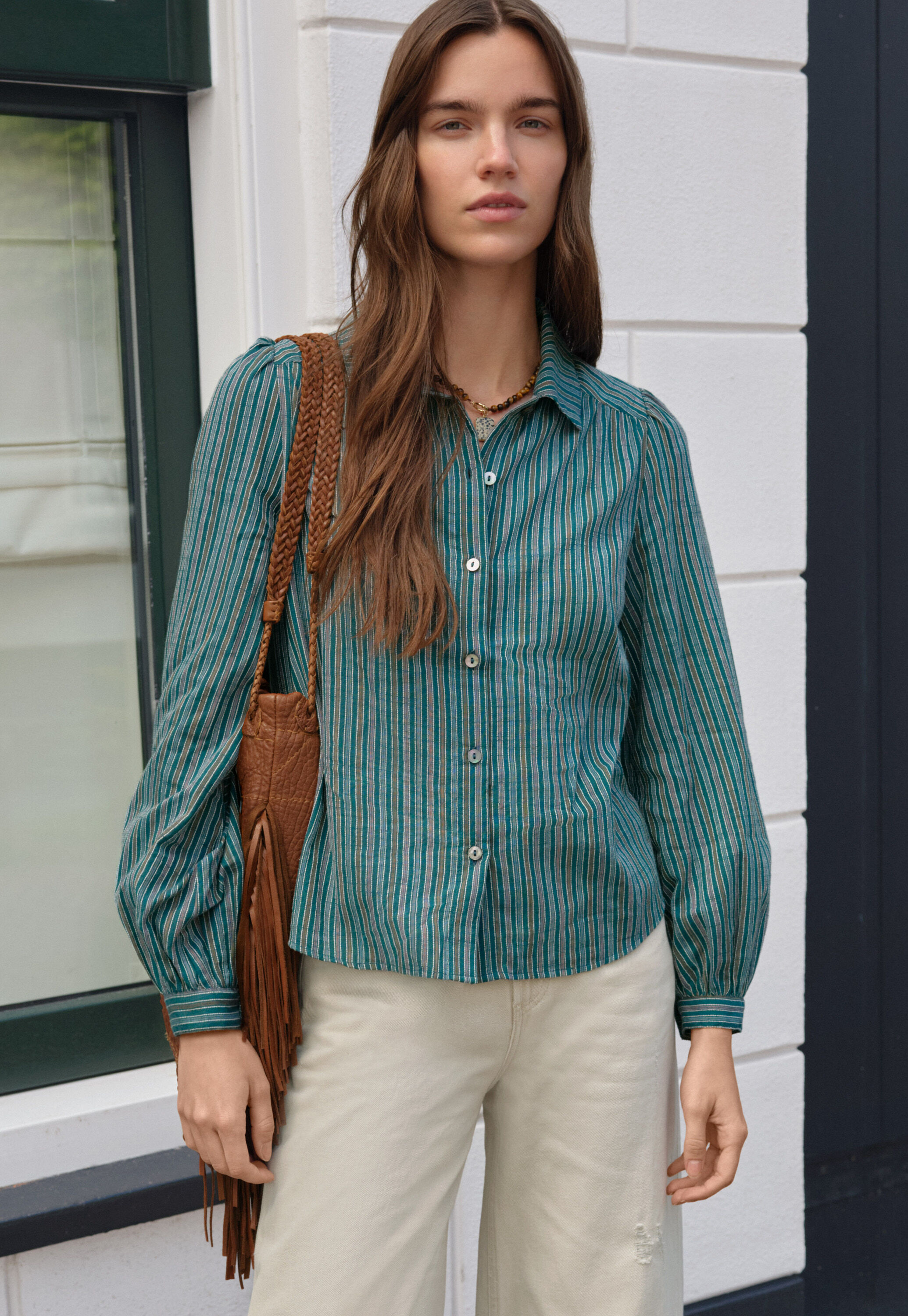 Waffle-stitch cardigan