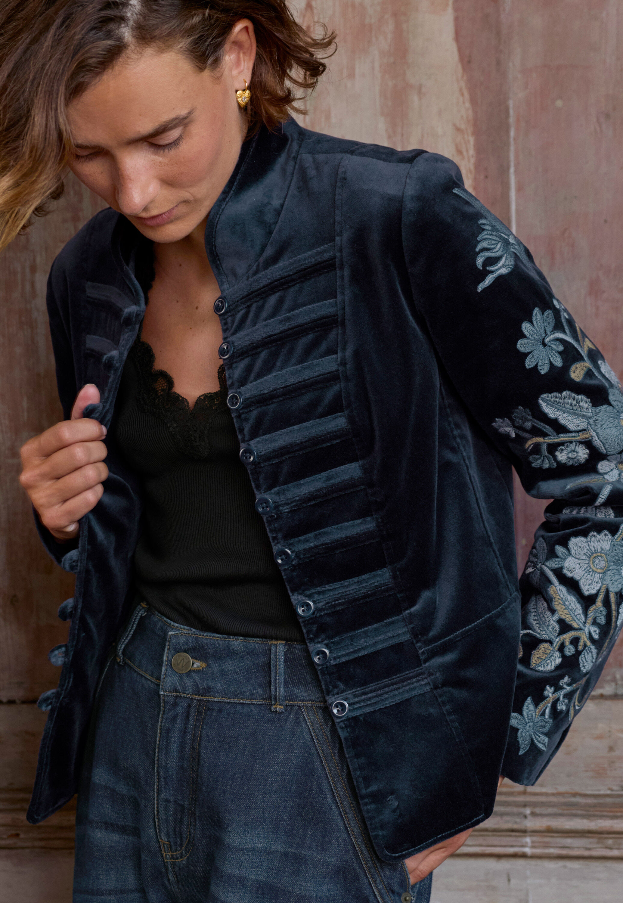 Embroidered jacket