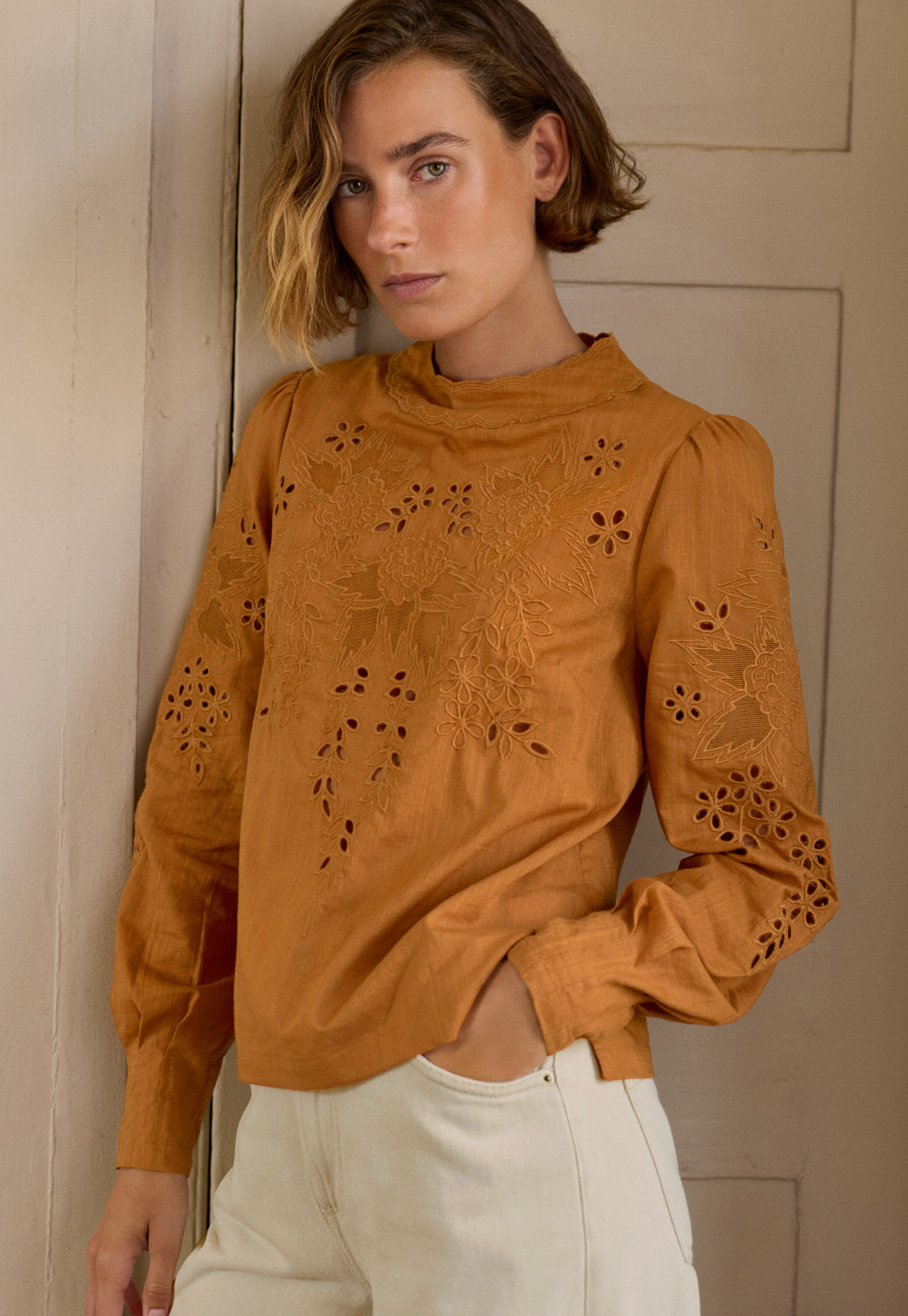 Embroidered blouse