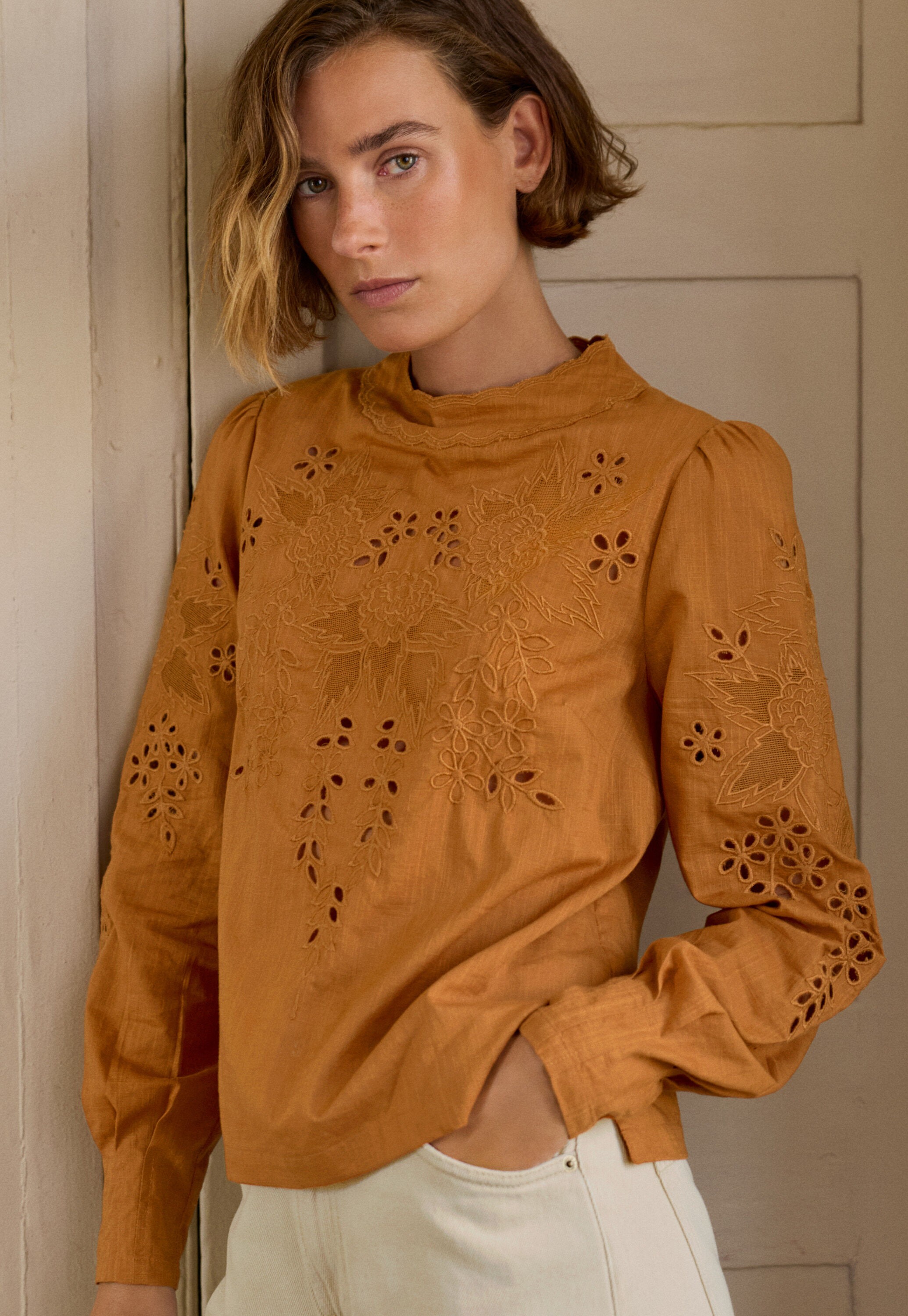 Embroidered blouse