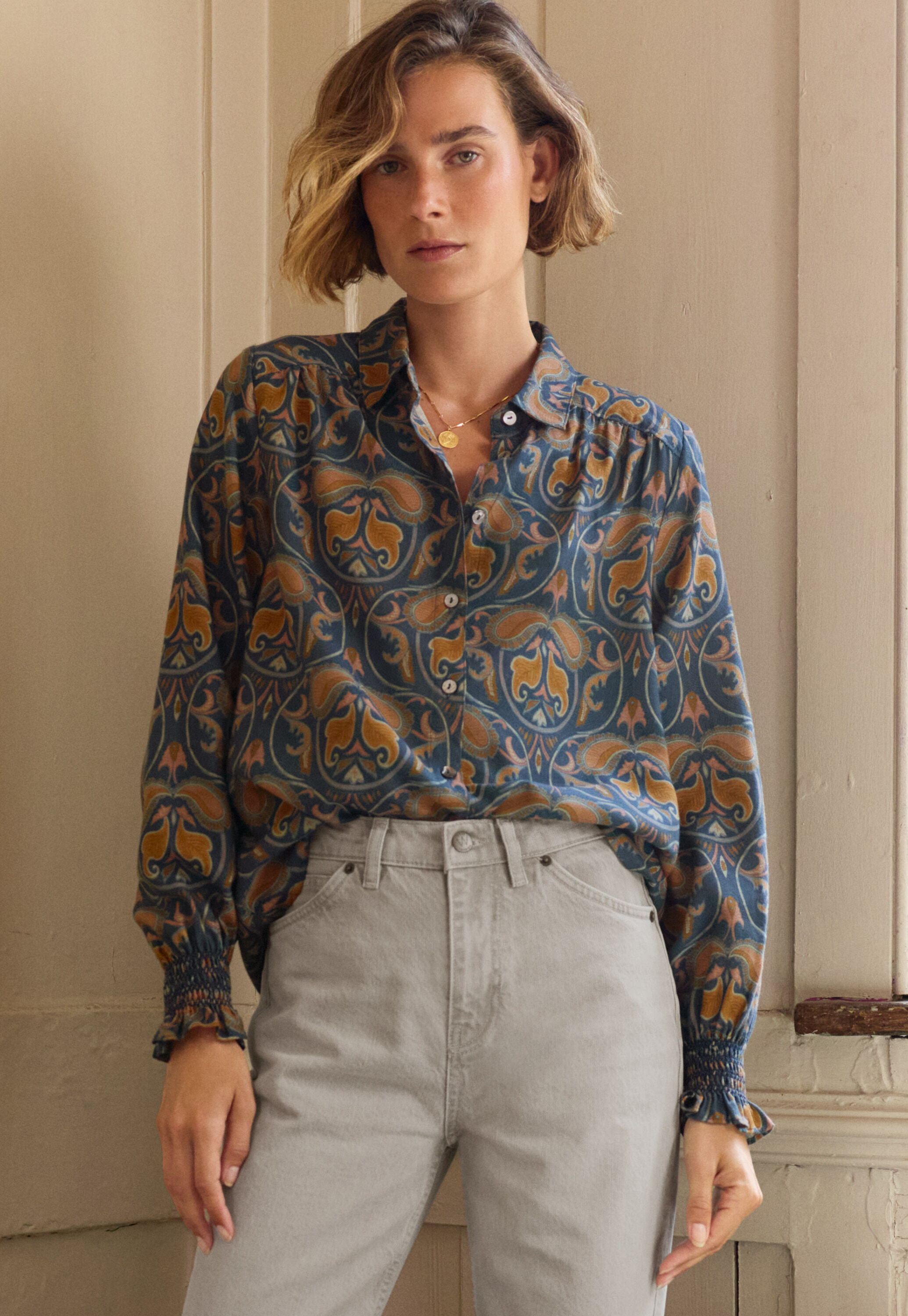 Printed blouse