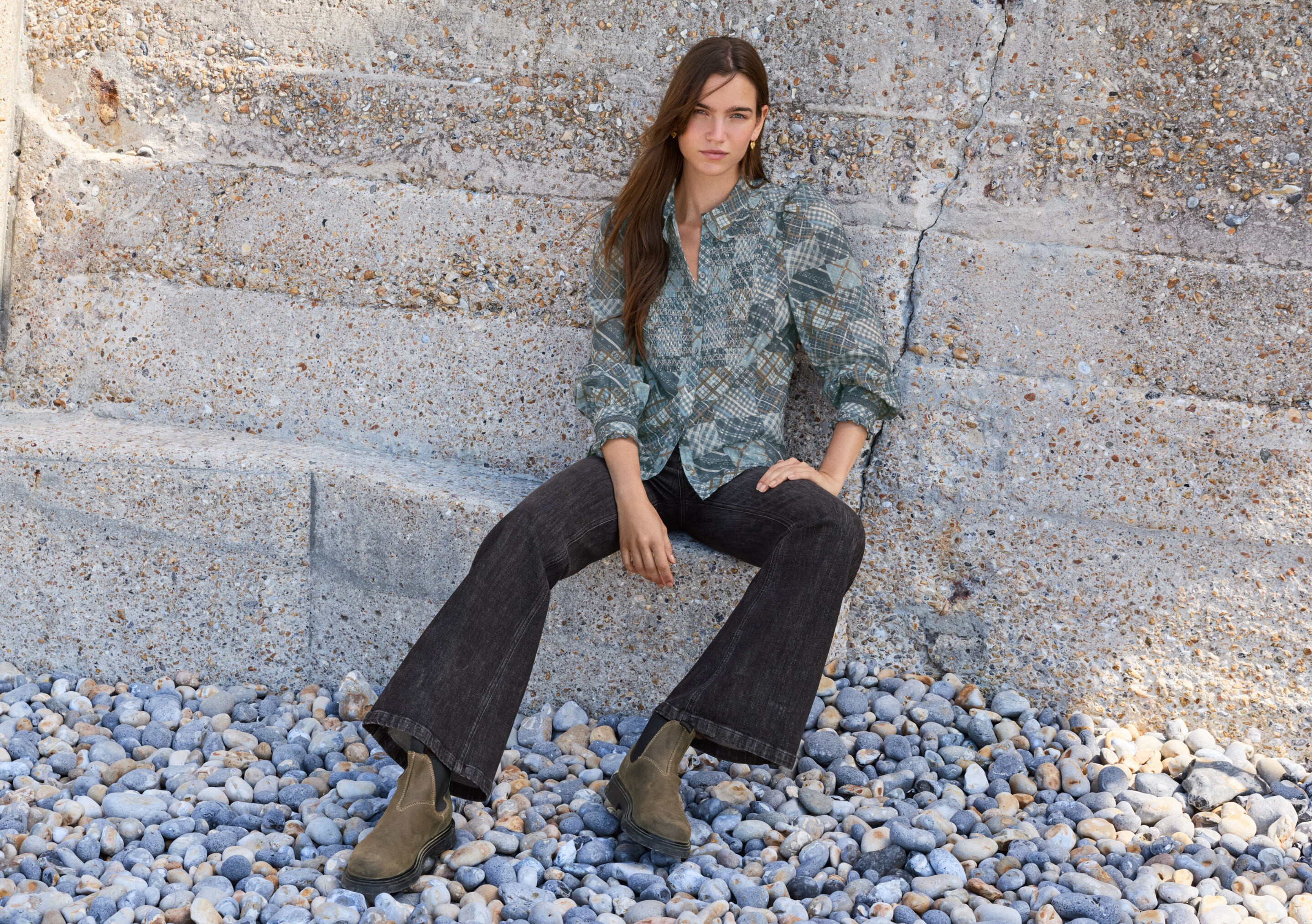Flared jeans