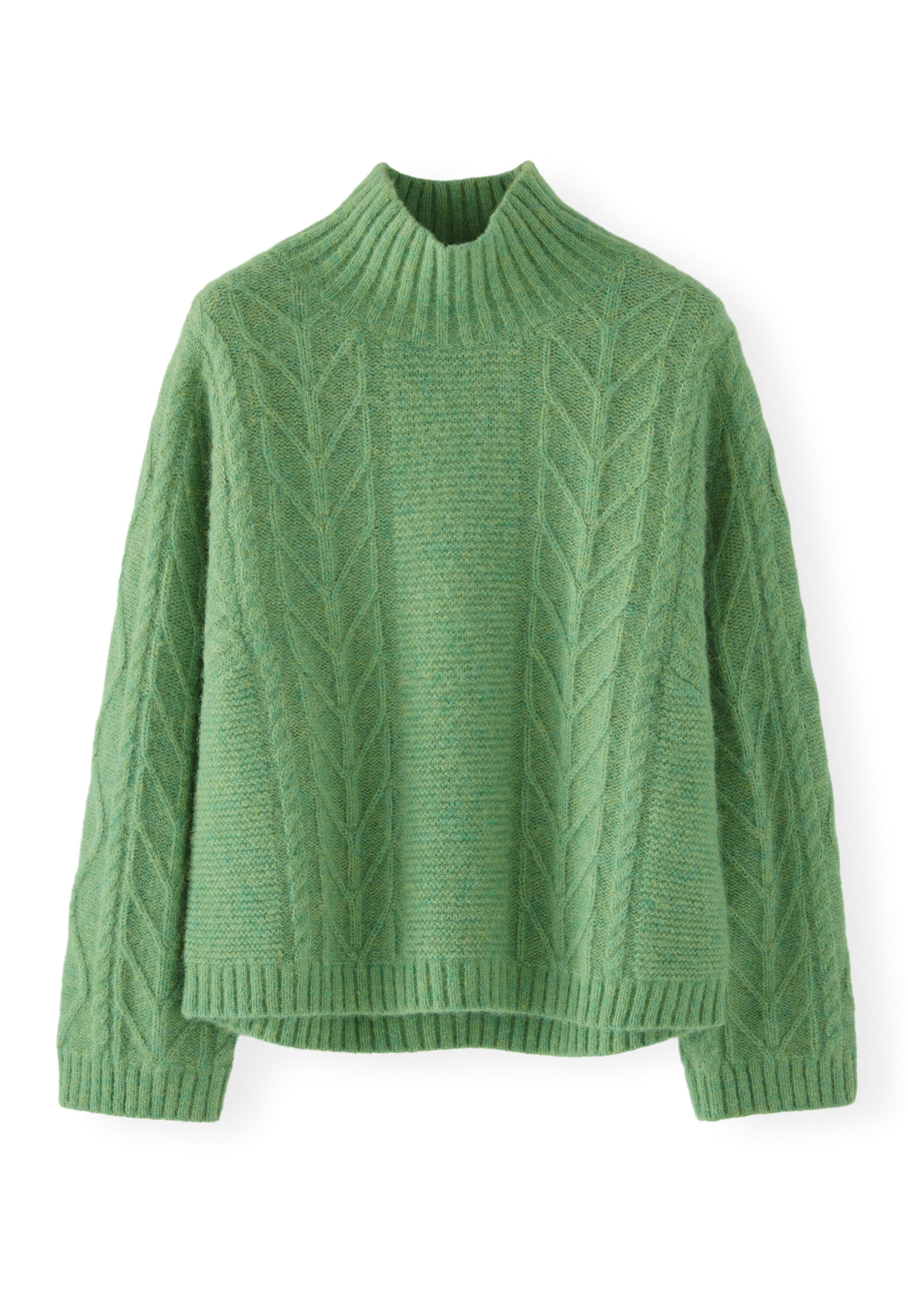 Cable-knit sweater