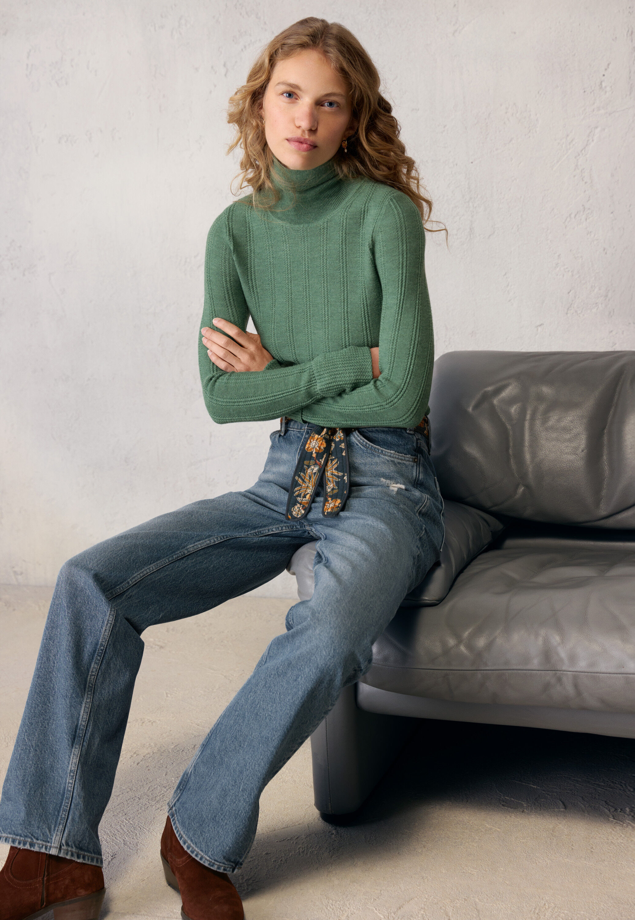 Roll-neck sweater
