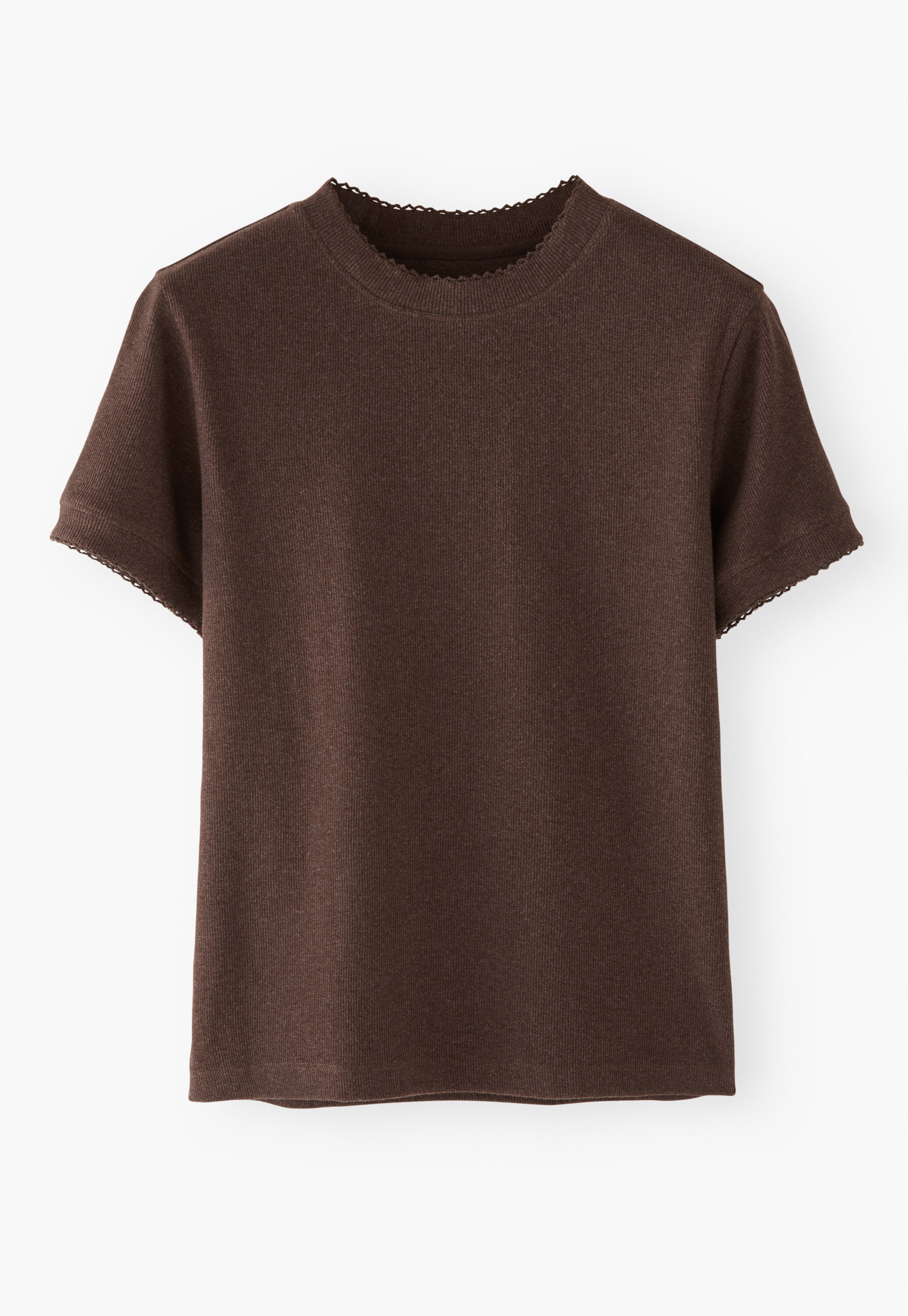 Ribbed jersey T-shirt