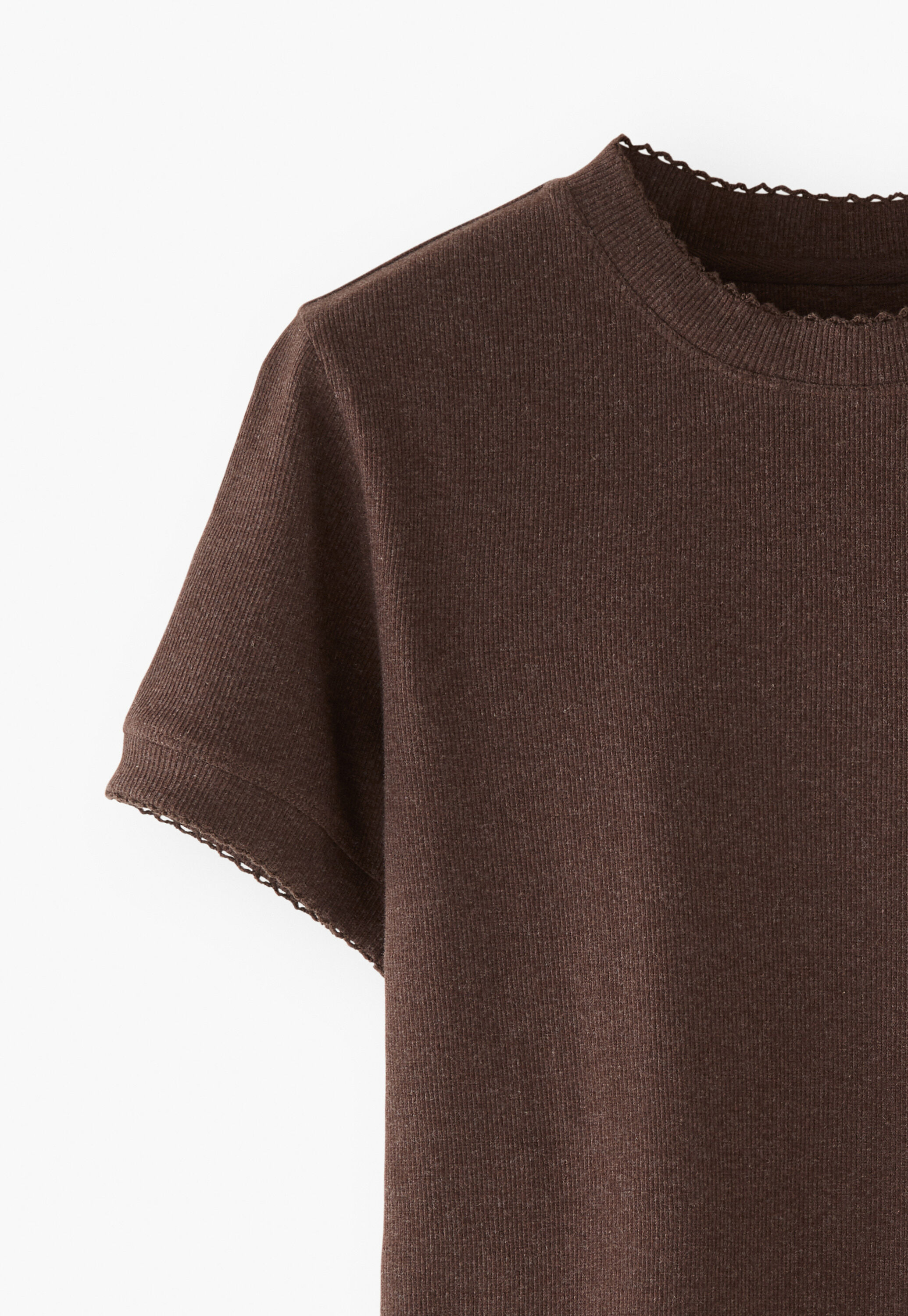 Ribbed jersey T-shirt