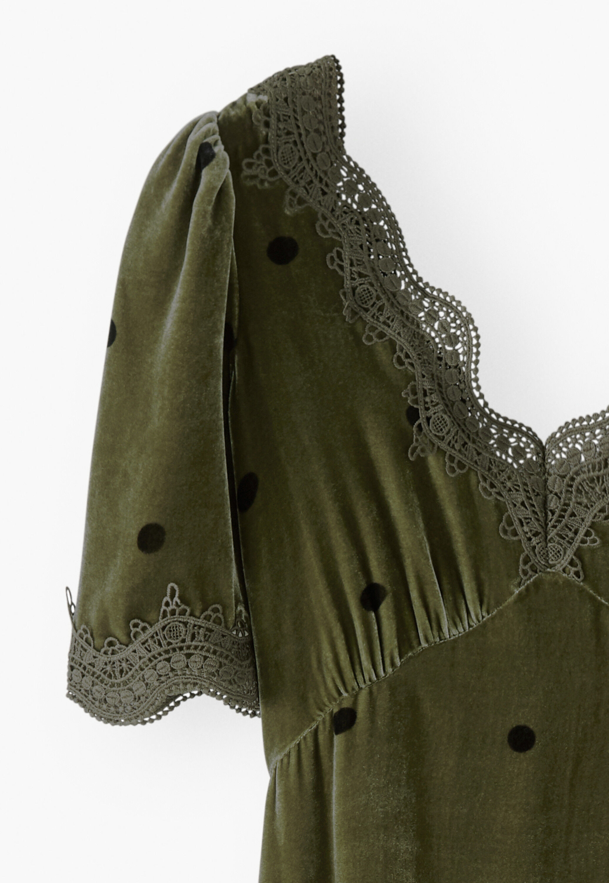 Velvet dress, Moss, large
