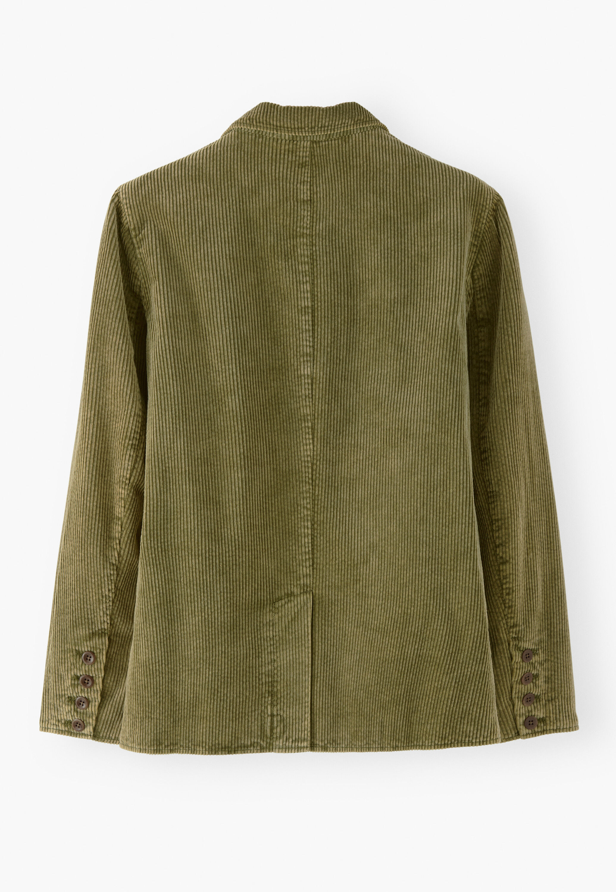 Cord blazer, Olive green, large