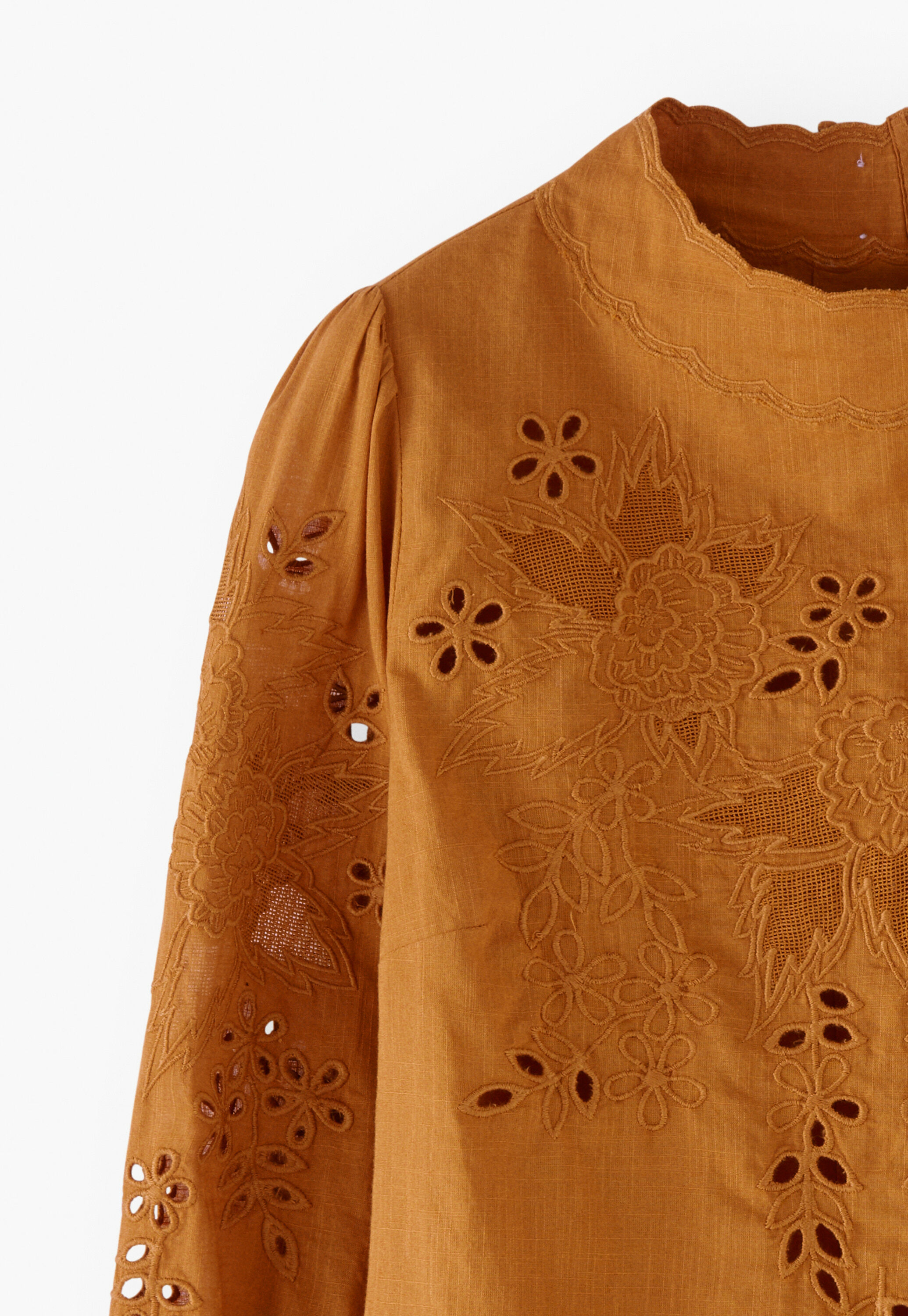 Embroidered blouse, Ginger, large