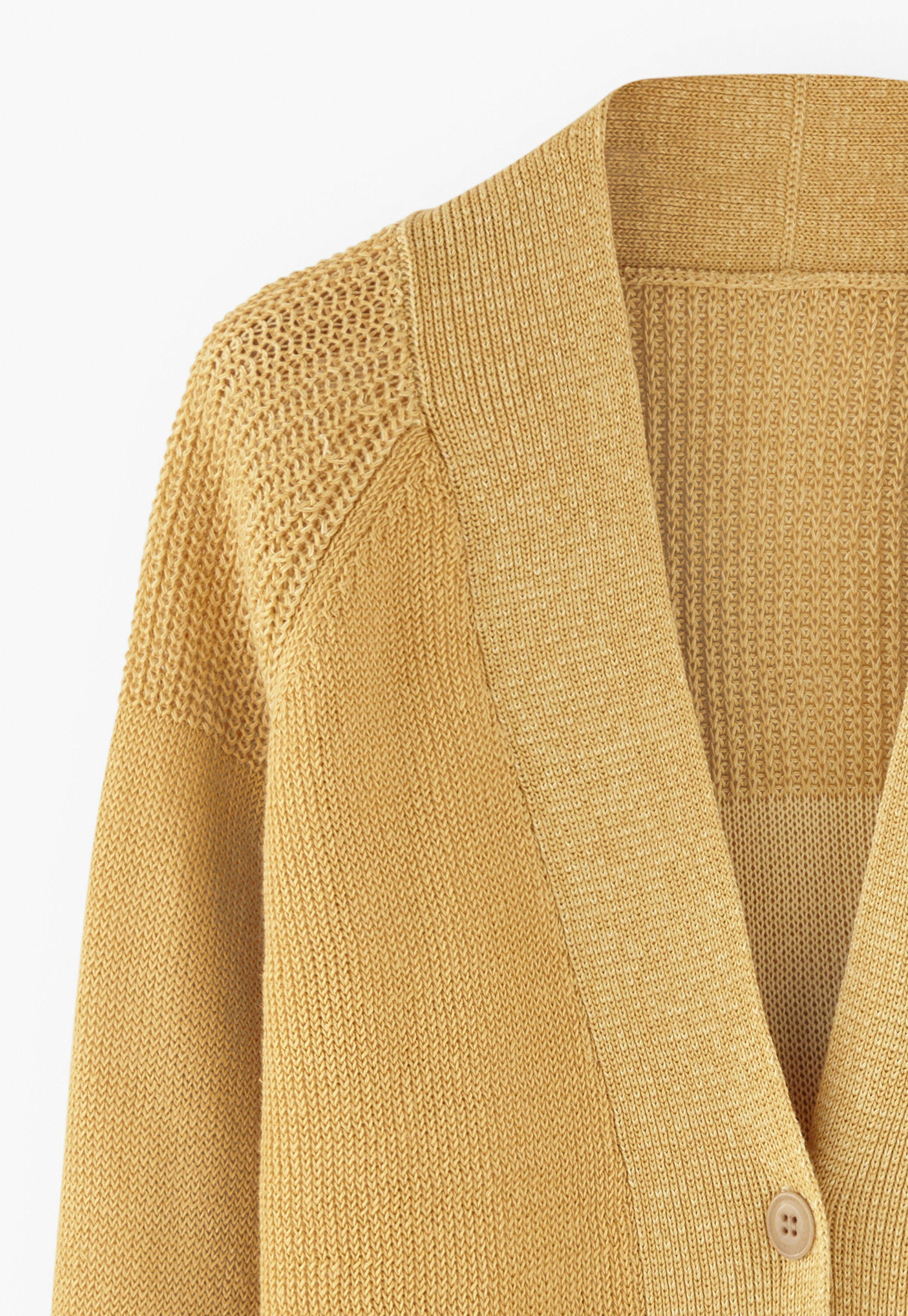 V-neck raglan cardigan