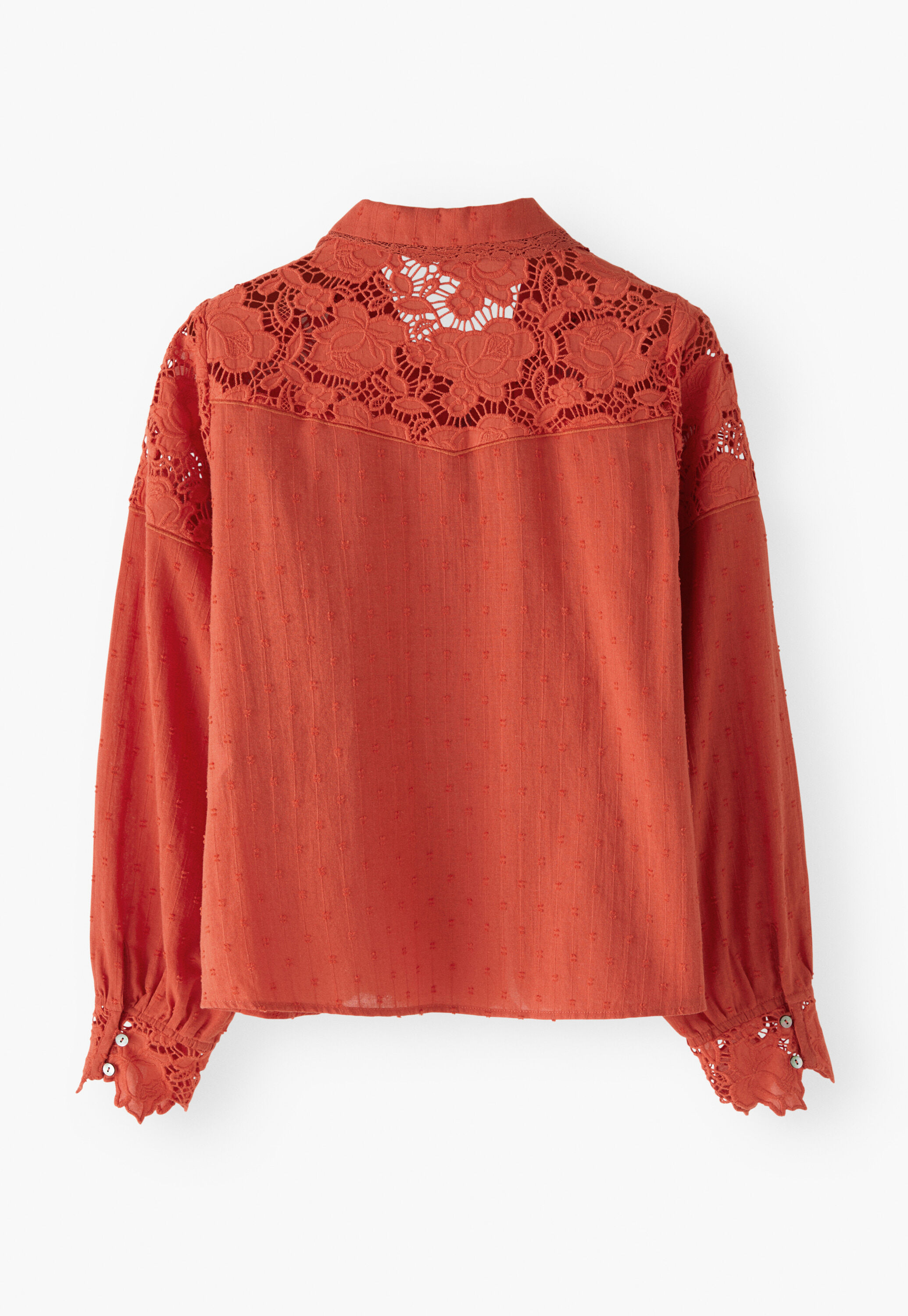 Cutwork blouse