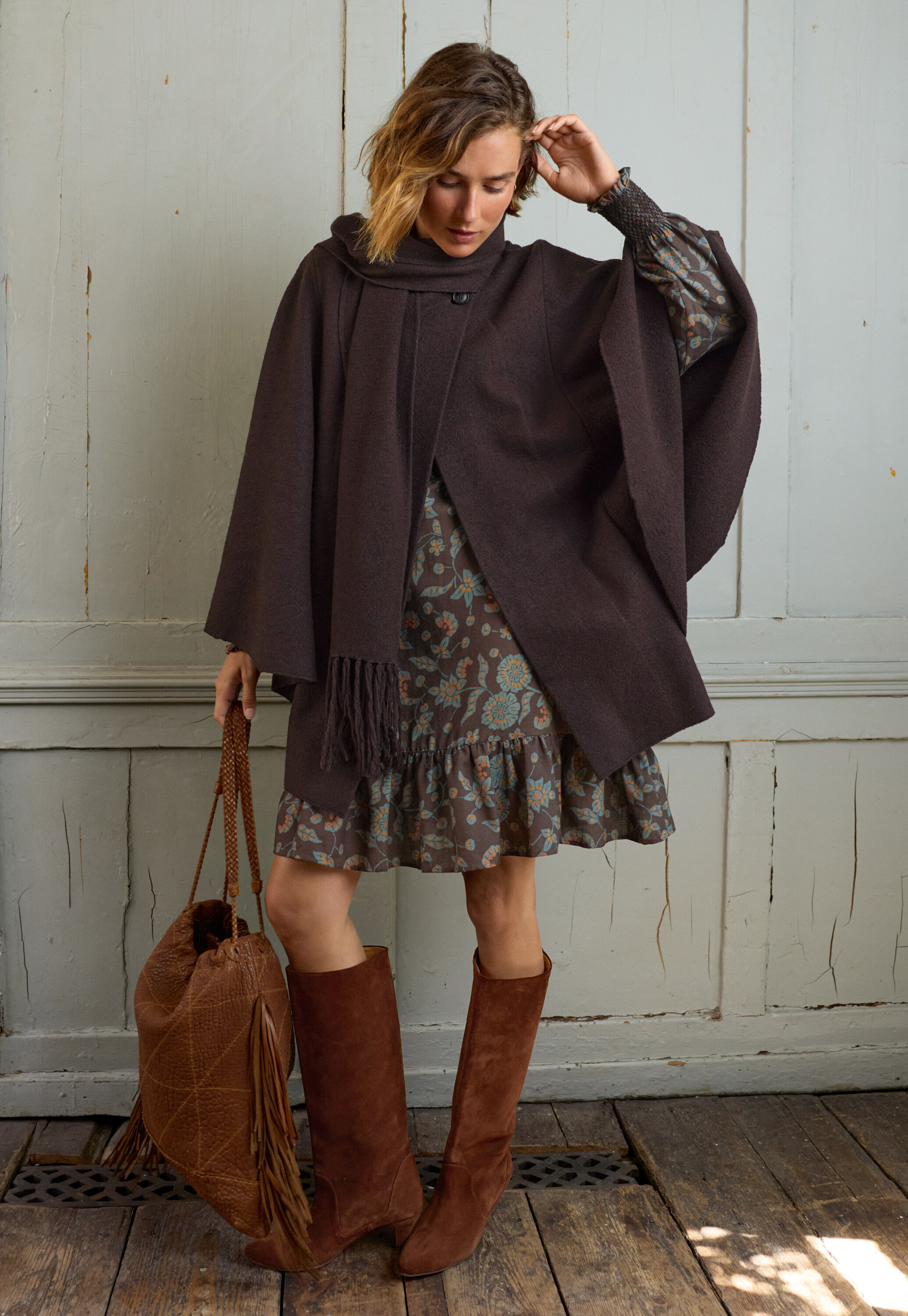Large tassel bag