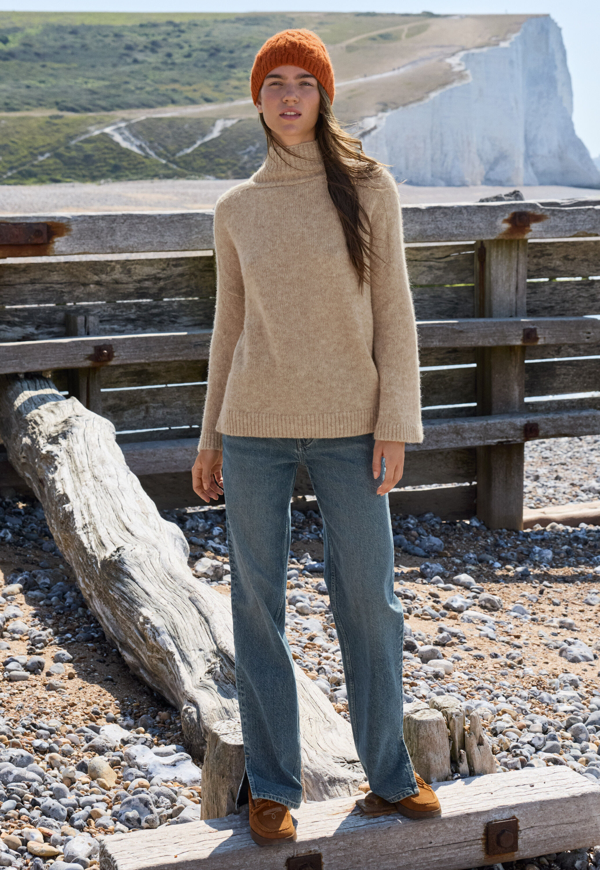 High-neck sweater