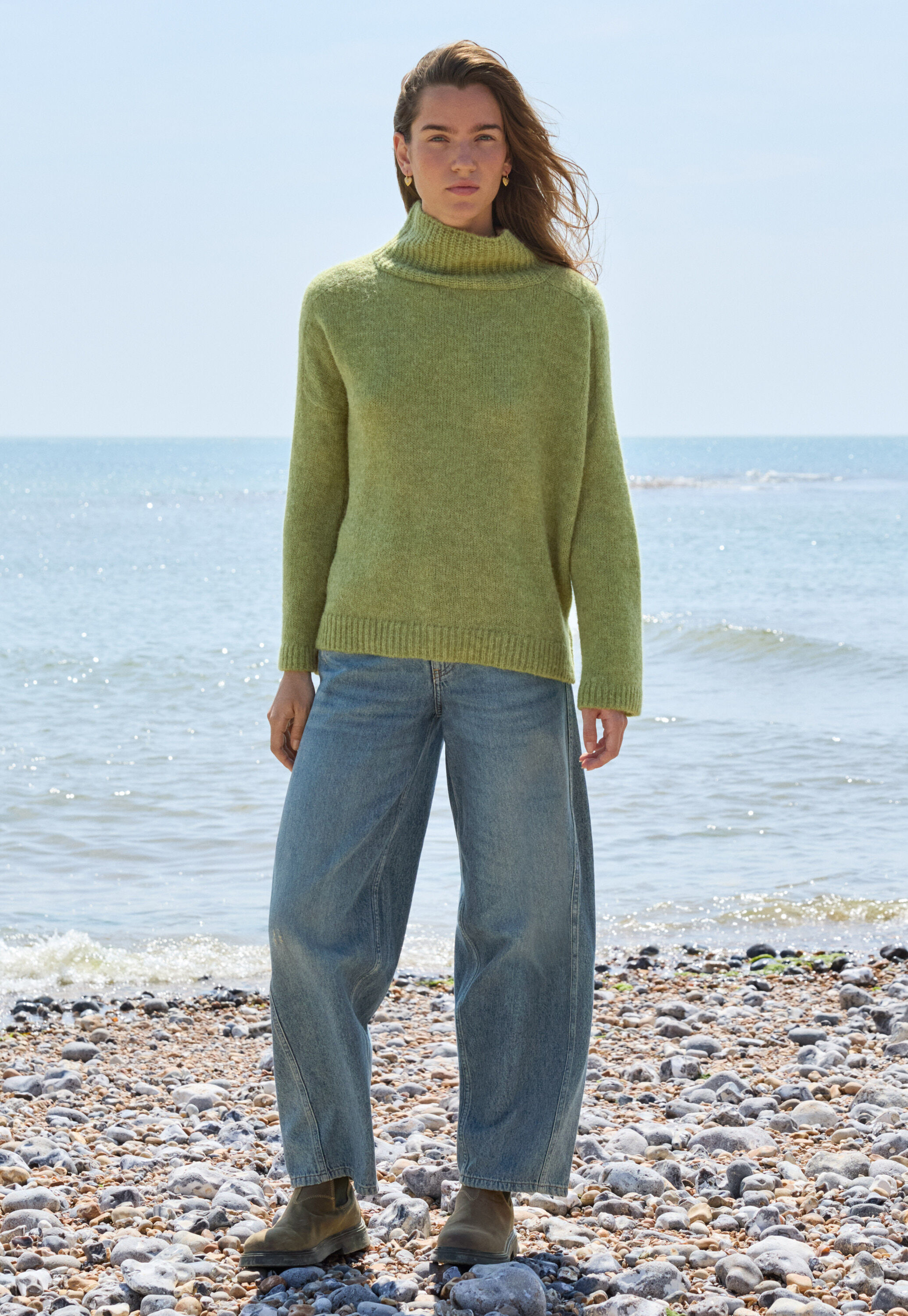 High-neck sweater