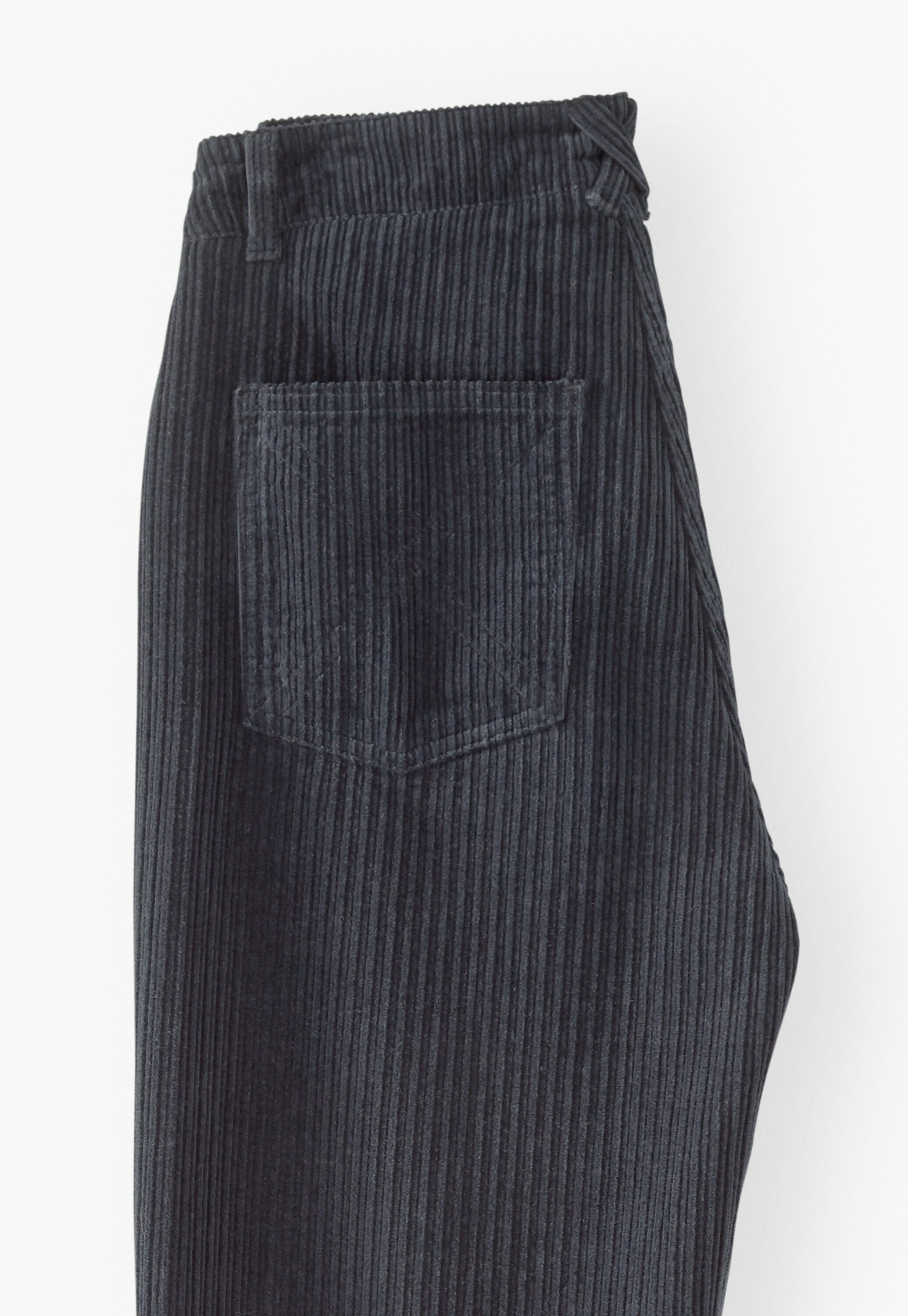 Cropped cord trousers