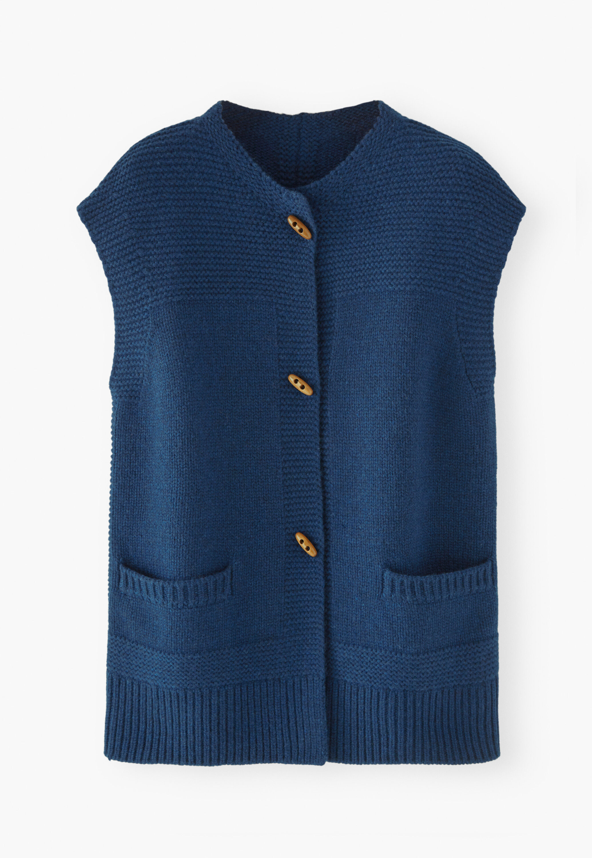 Knitted gilet
