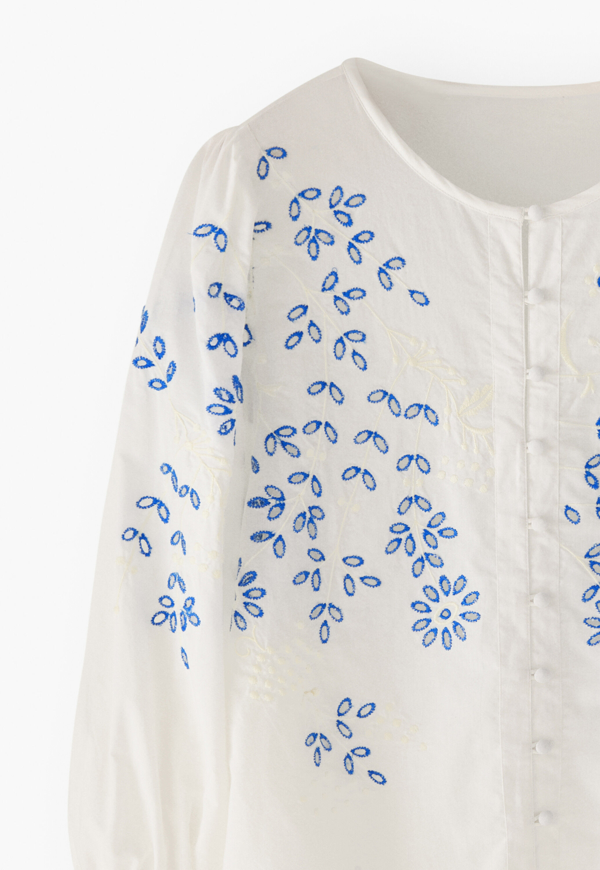 Cutwork blouse