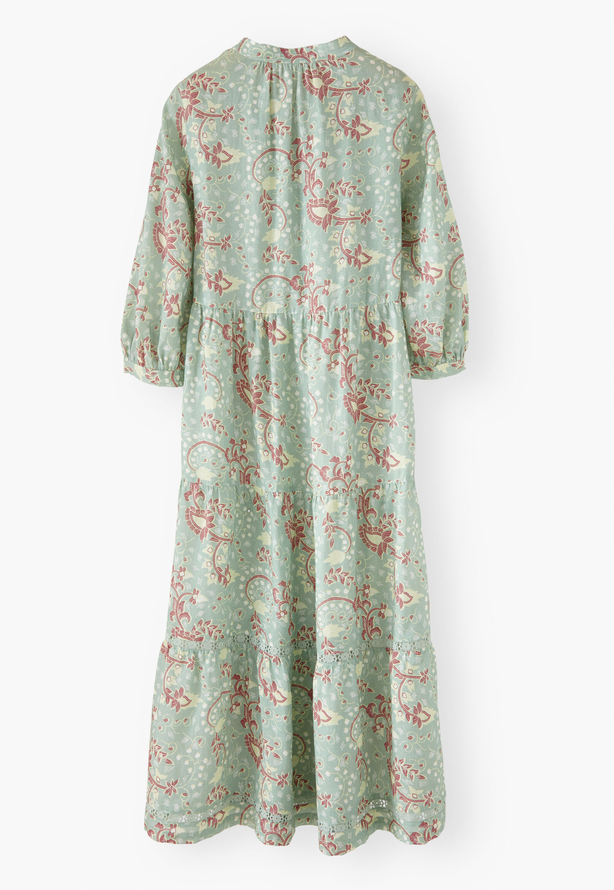 Printed tiered dress