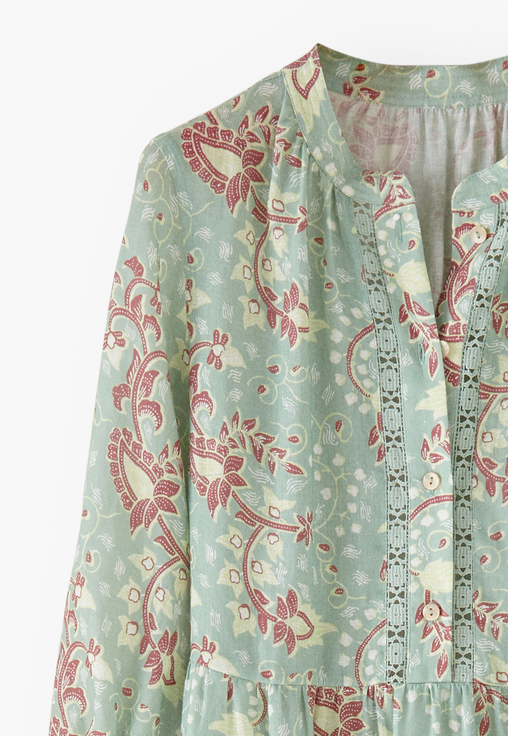 Printed tiered dress