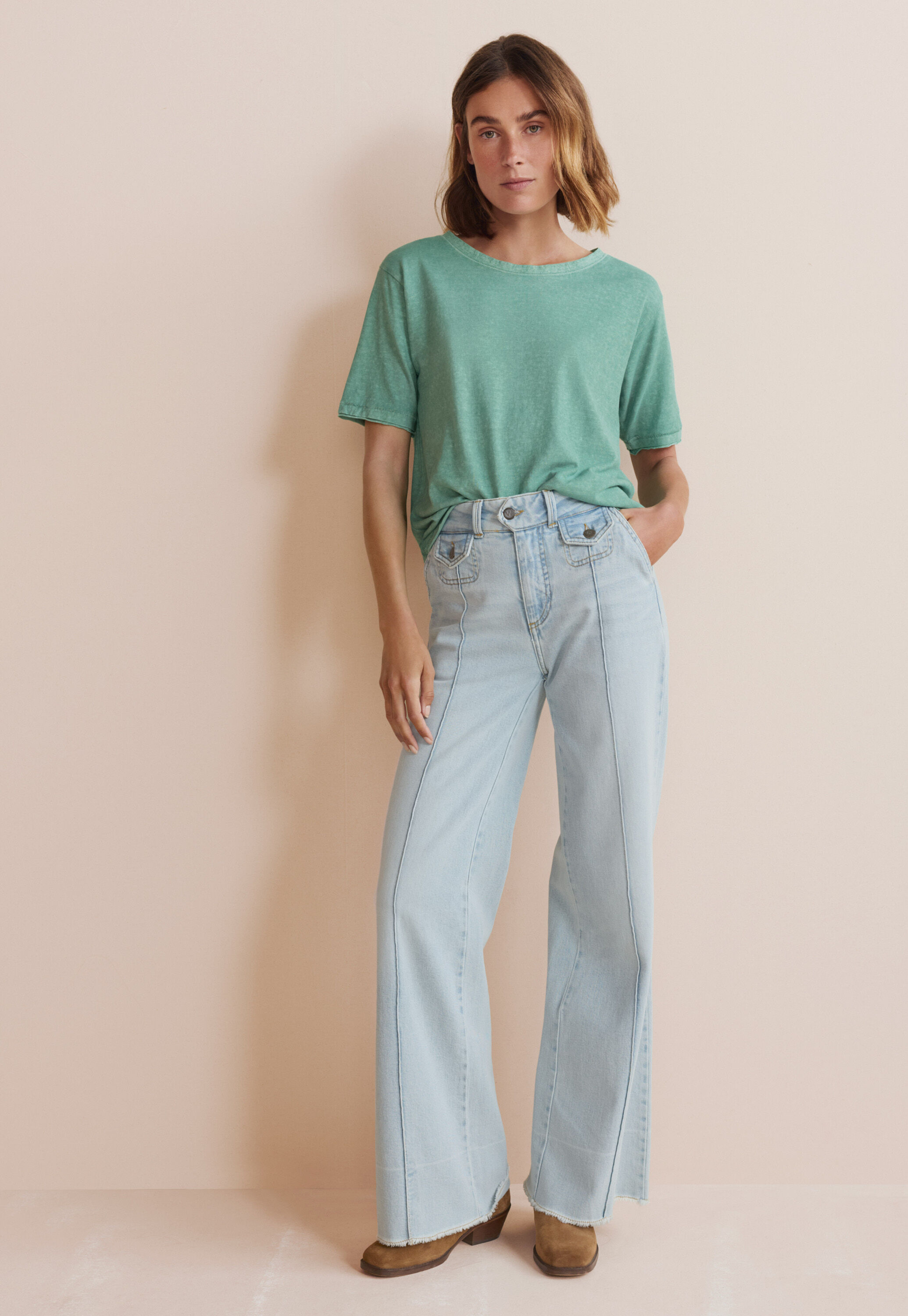 Bootcut jeans, Pale vintage, large