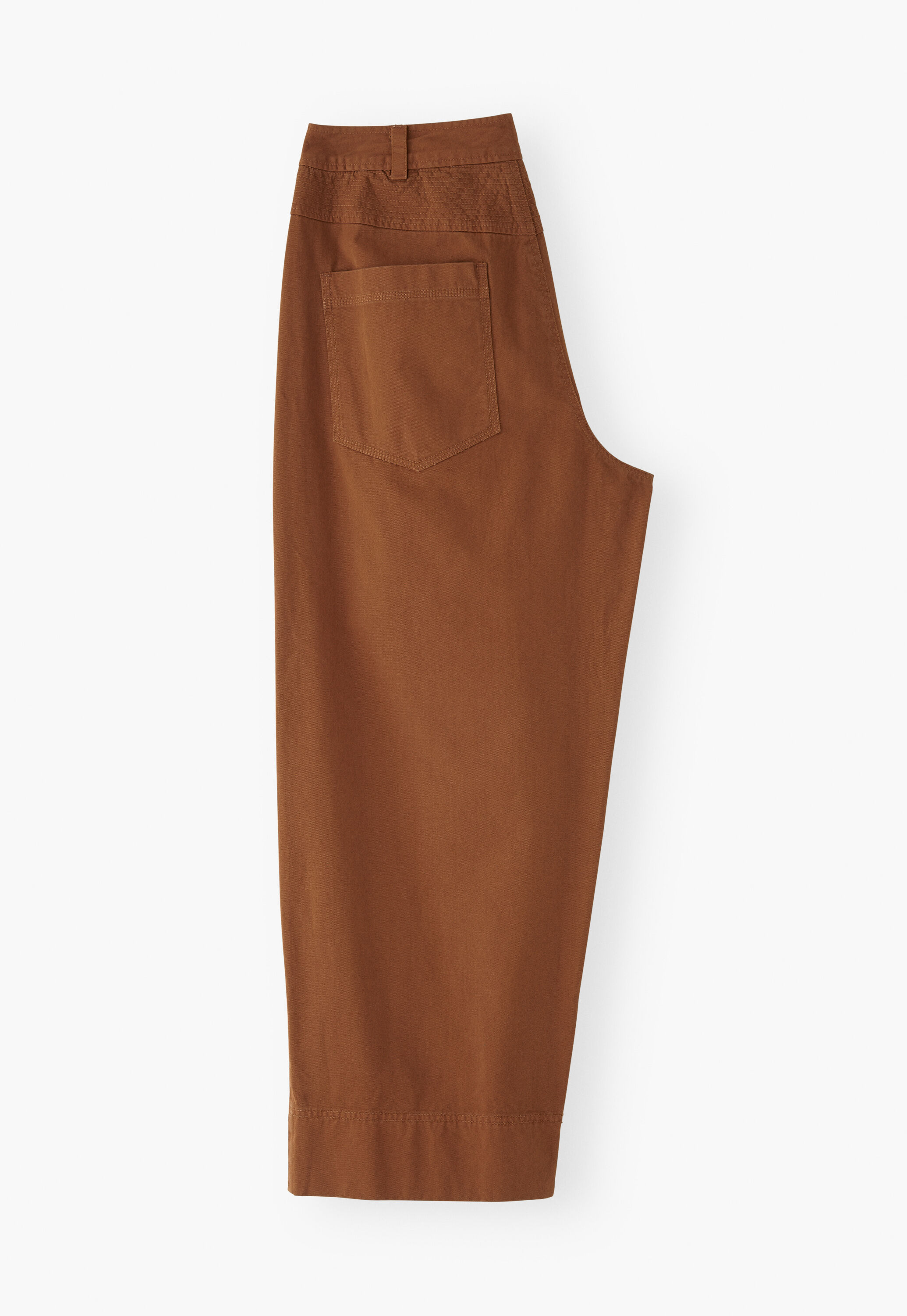 Stitch-detail trousers