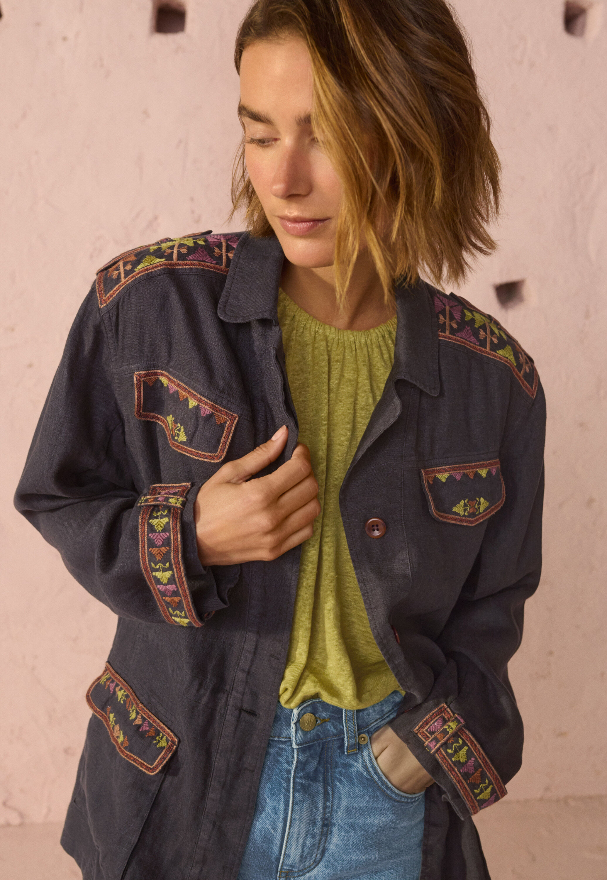 Embroidered jacket