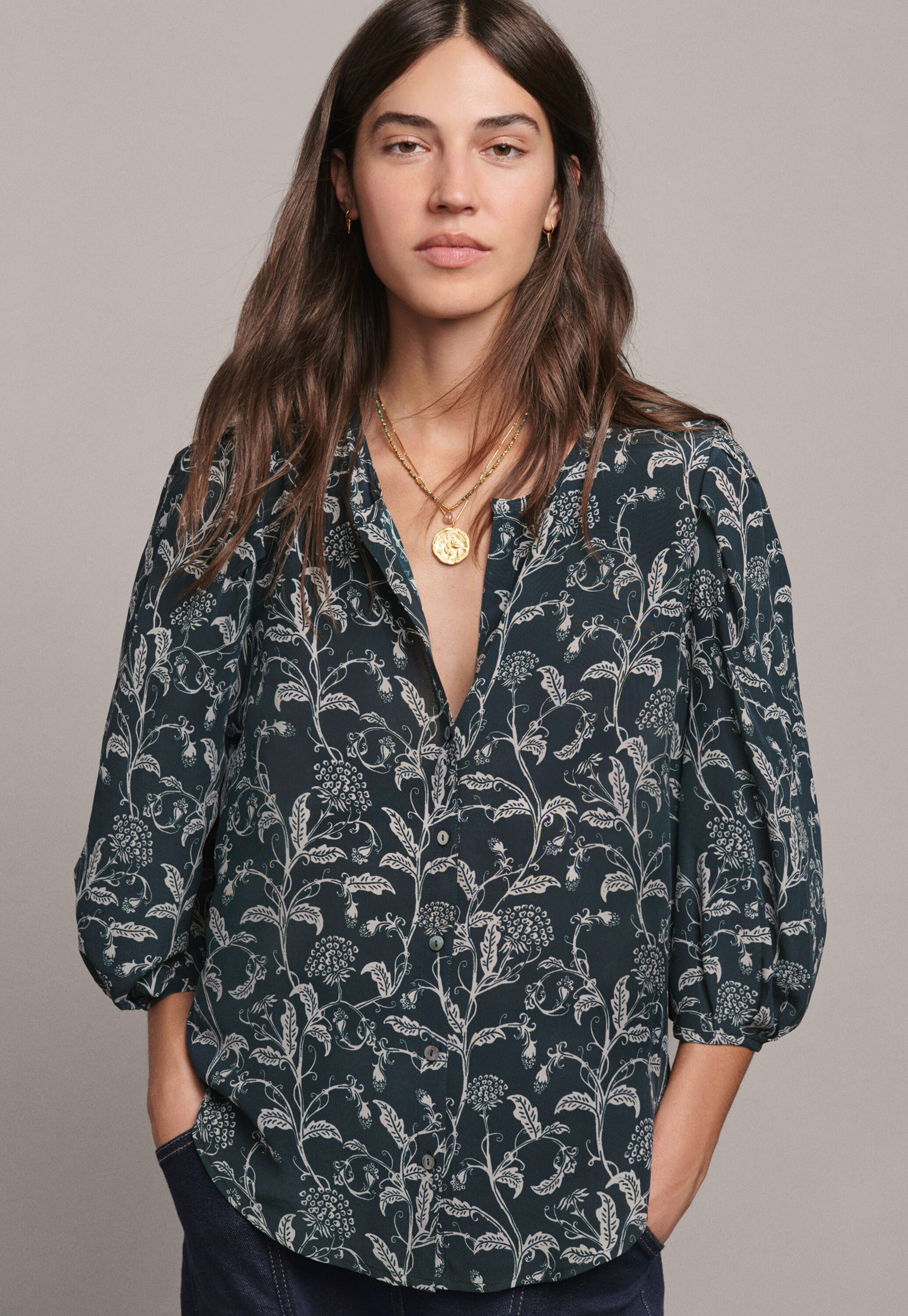 Printed blouse