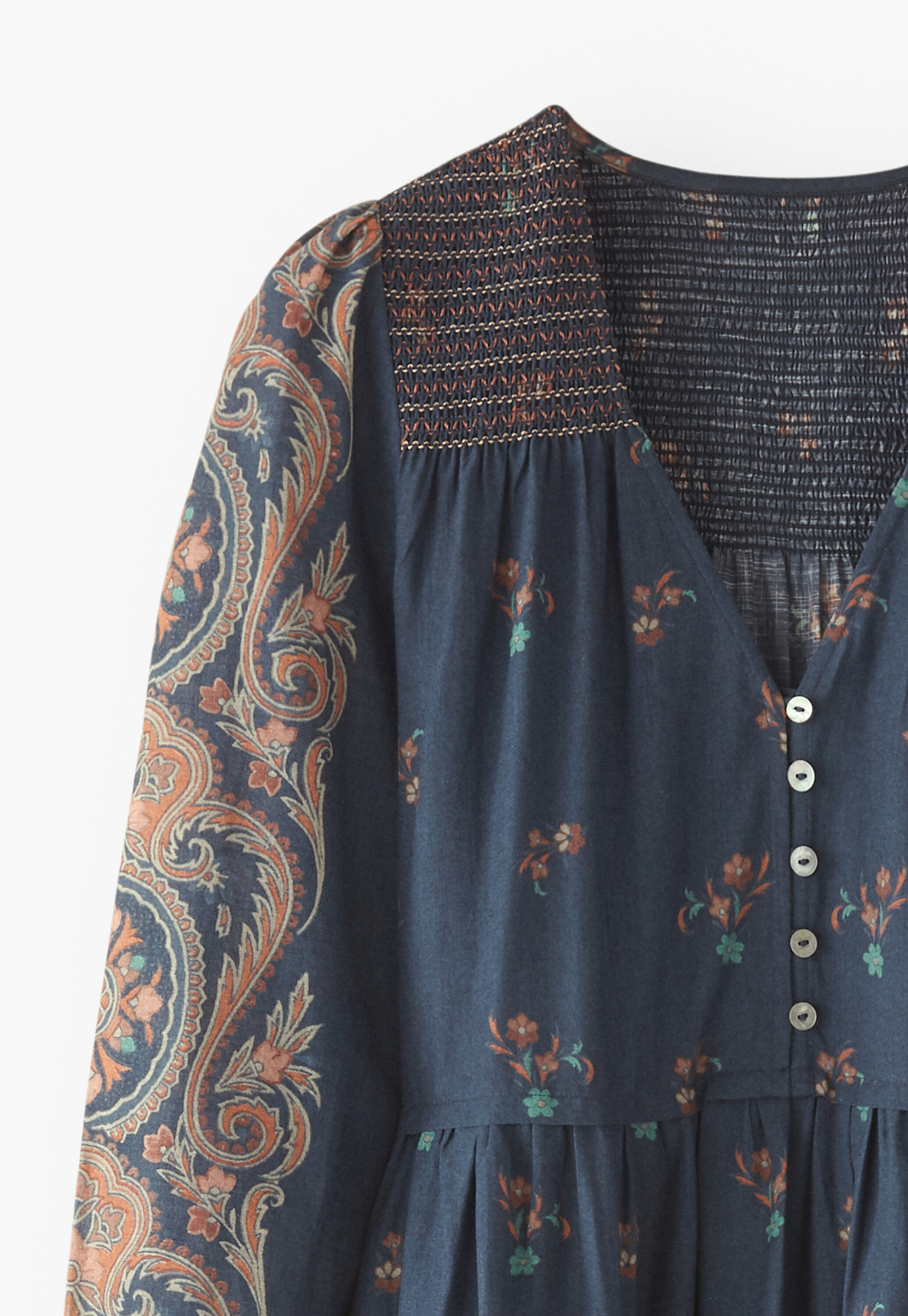 Printed maxi-skirt
