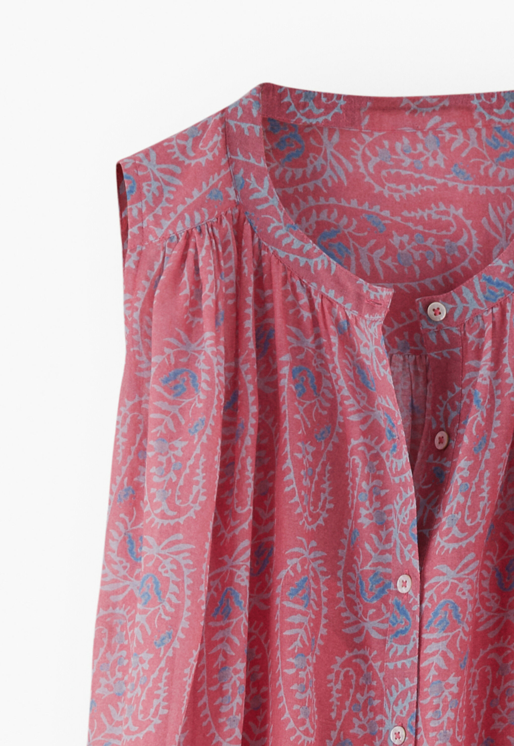 Printed maxi-skirt