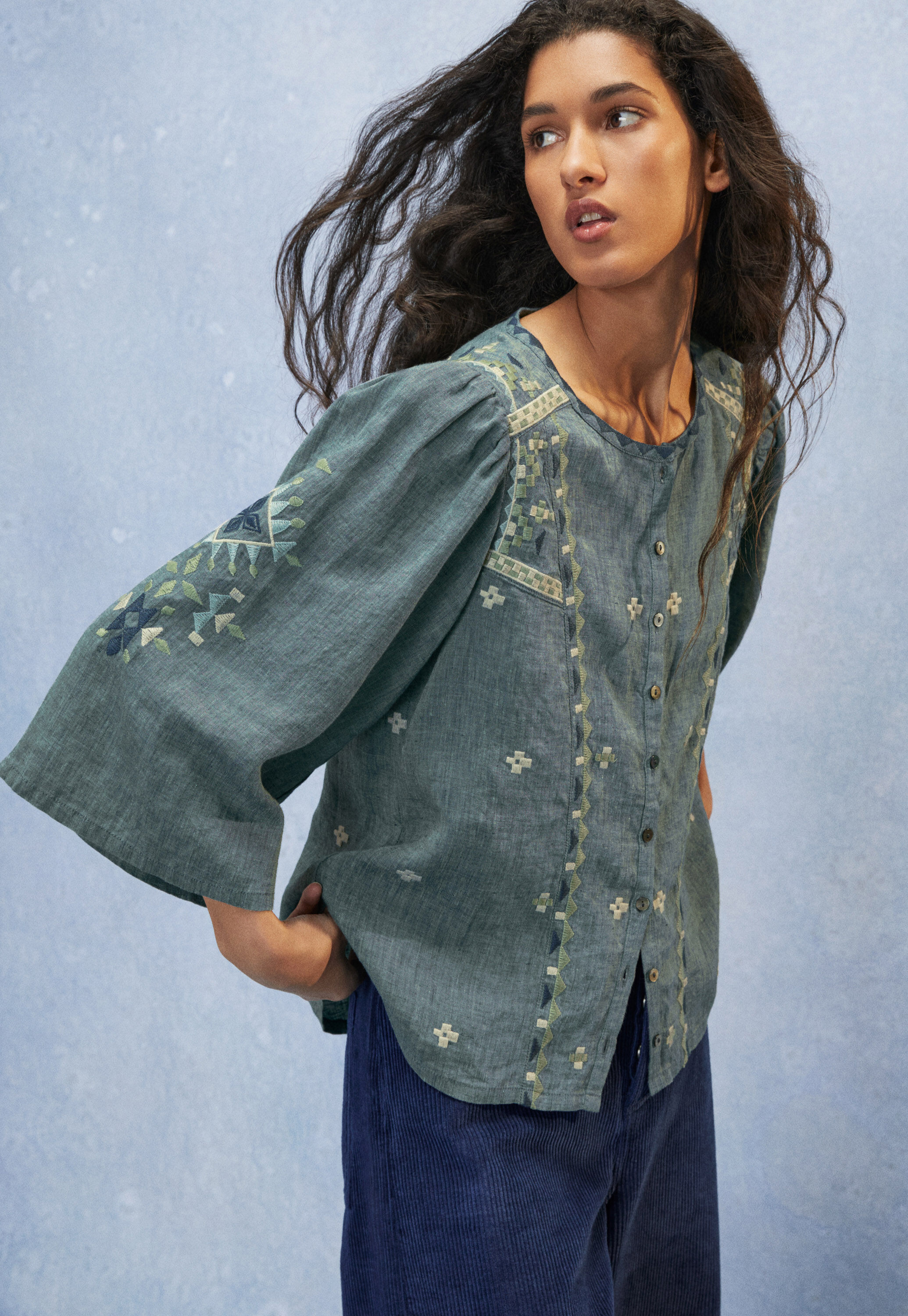 Embroidered blouse